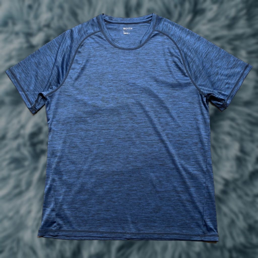 Vintage Zella Shirt Men Large Blue Performance Tee Top Exercise Work Out Gym Active Wear Hoodie, Sweatshirt | PodTeesHub.com