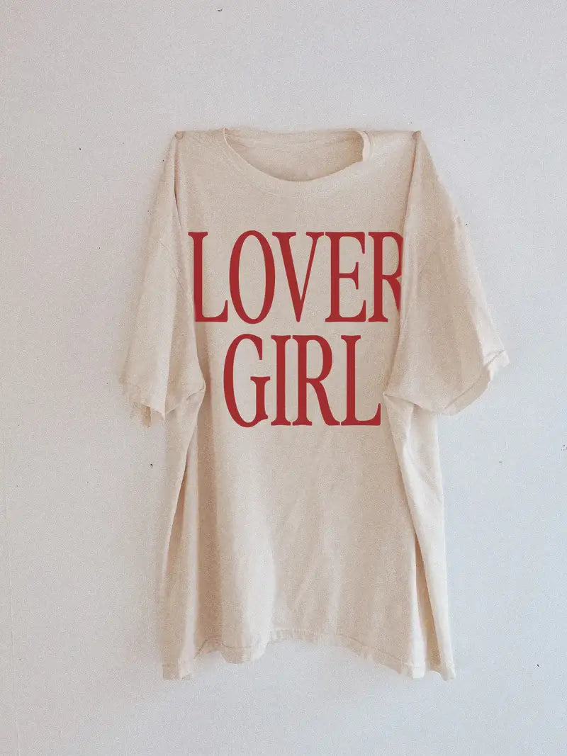 Lover Girl Valentine Tee - Ivory Hoodie, Sweatshirt | PodTeesHub.com