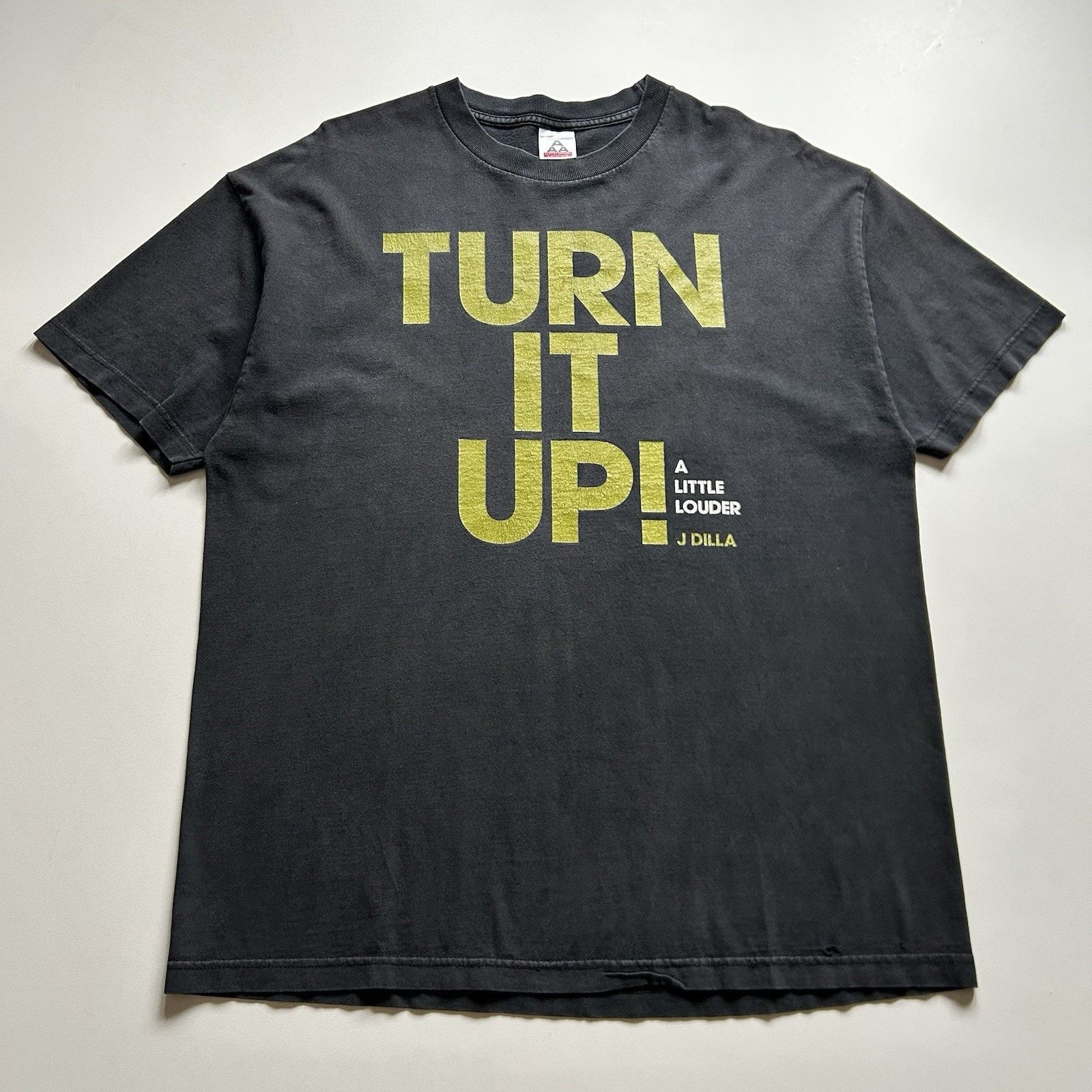 Vintage J Dilla Turn It Up T Shirt Xl Rap Promo Faded Black Rare Hoodie, Sweatshirt | PodTeesHub.com