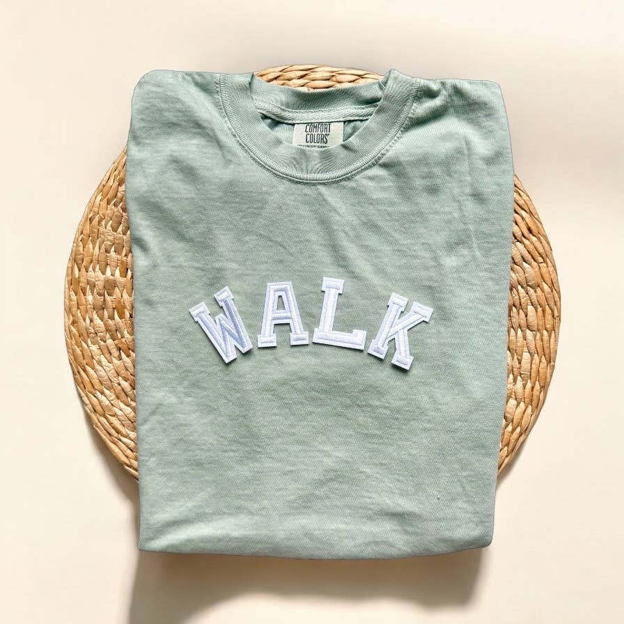 Comfort Colors Walk Shirt, Walking Shirt Hoodie, Sweatshirt | PodTeesHub.com