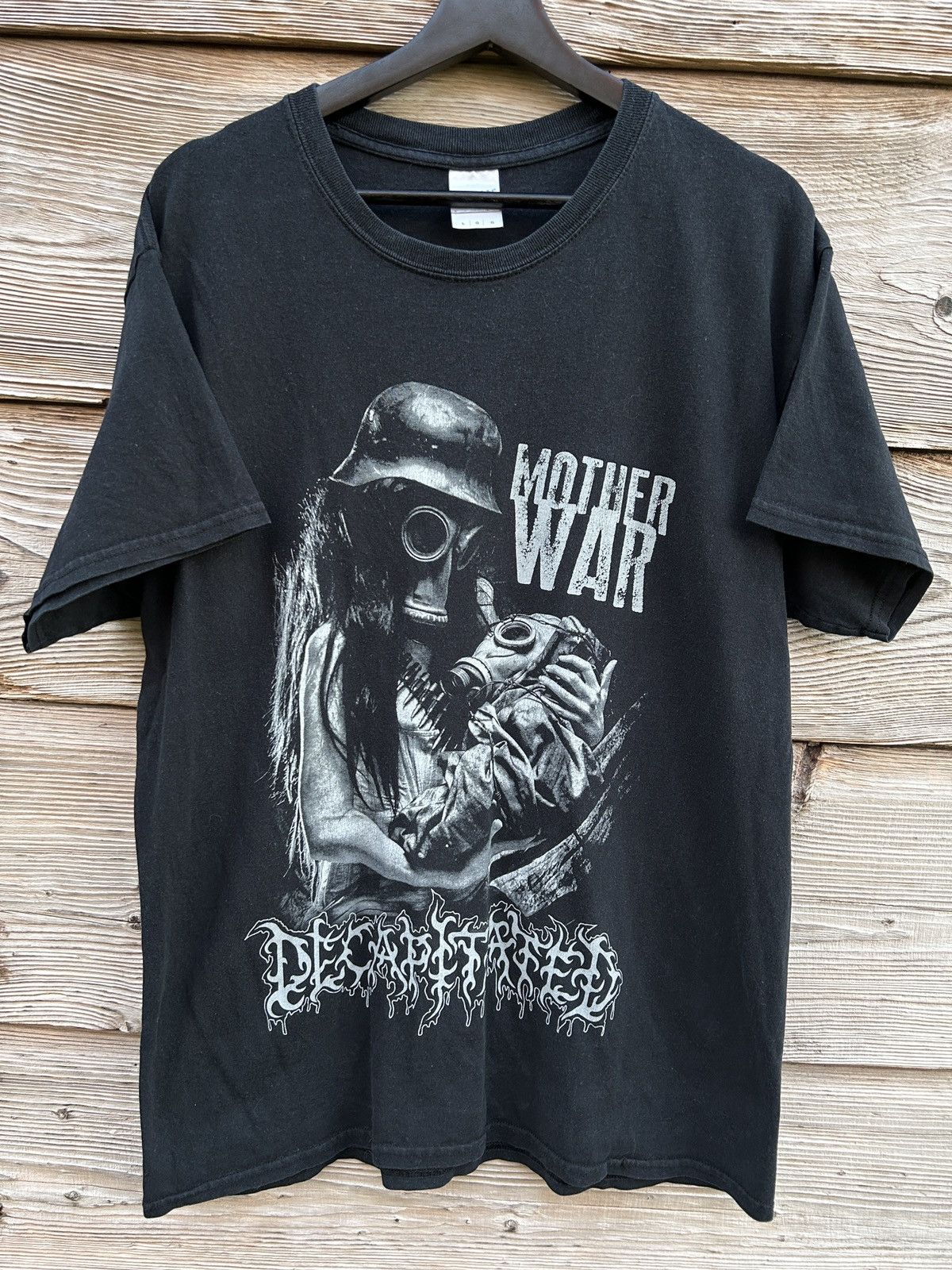 Band Tees Vintage Decapitated Mother War 2014 Death Metal Band T Shirt Hoodie, Sweatshirt | PodTeesHub.com