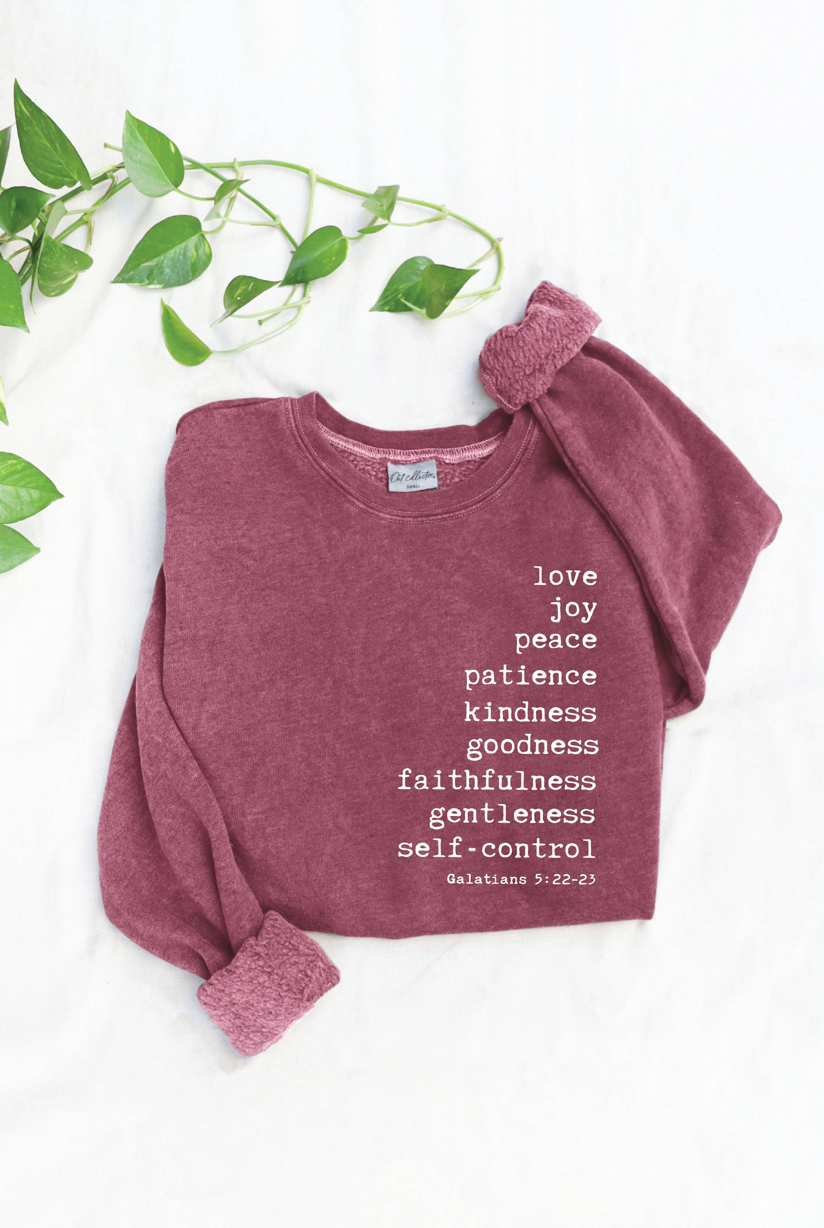 The Fruit of the Spirit Mineral Graphic Sweatshirt T-Shirts, Hoodie | PodTeesHub.com