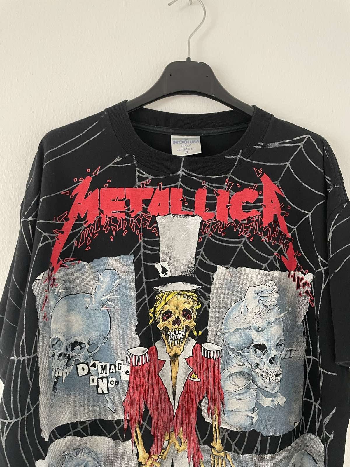 Vintage Rare Metallica Pushead All Over Rare 1992 Usa T-Shirts, Hoodie, Sweatshirt | PodTeesHub.com