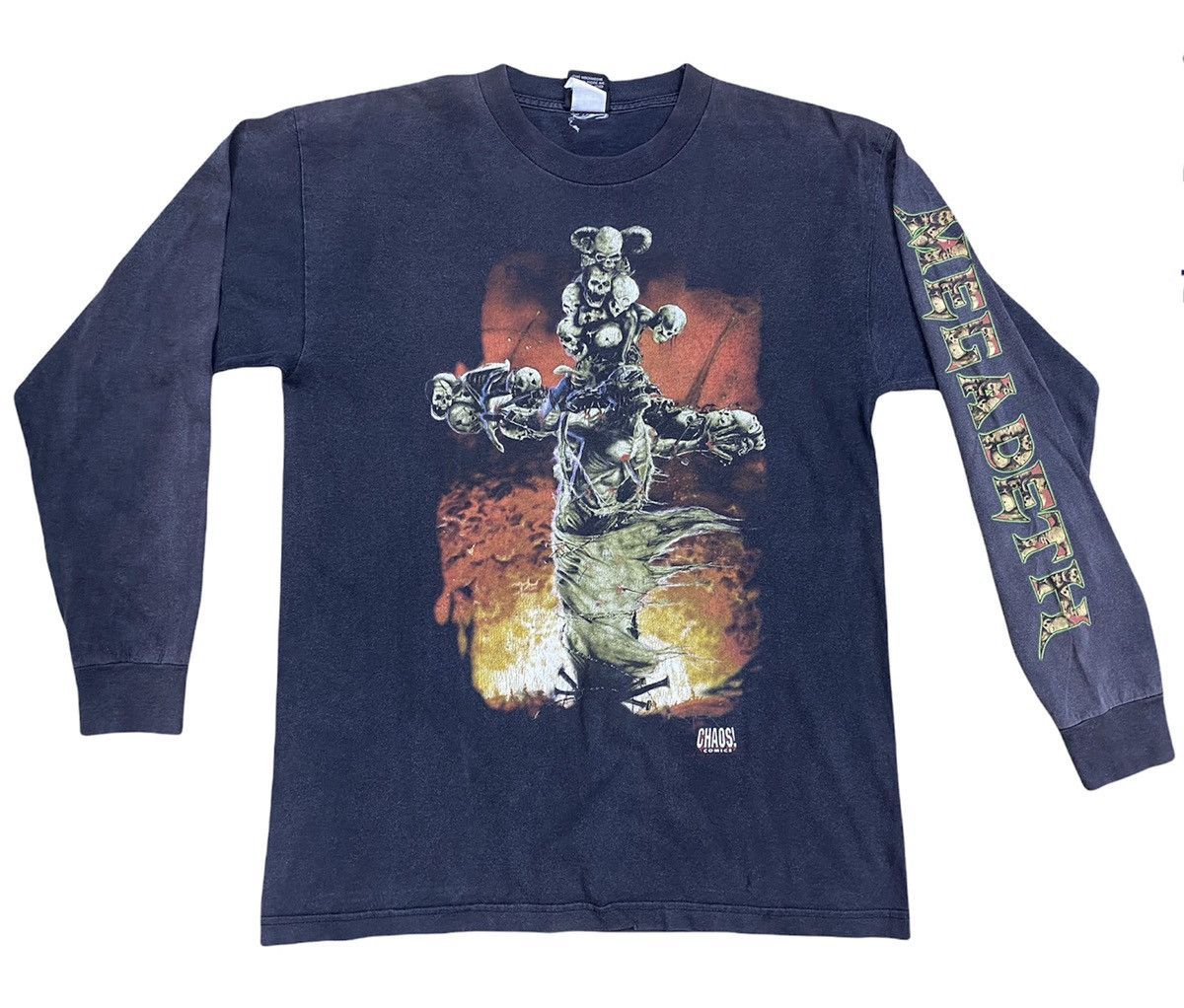 Vintage 90s Megadeth Band Long Sleeve T-Shirts, Hoodie, Sweatshirt | PodTeesHub.com