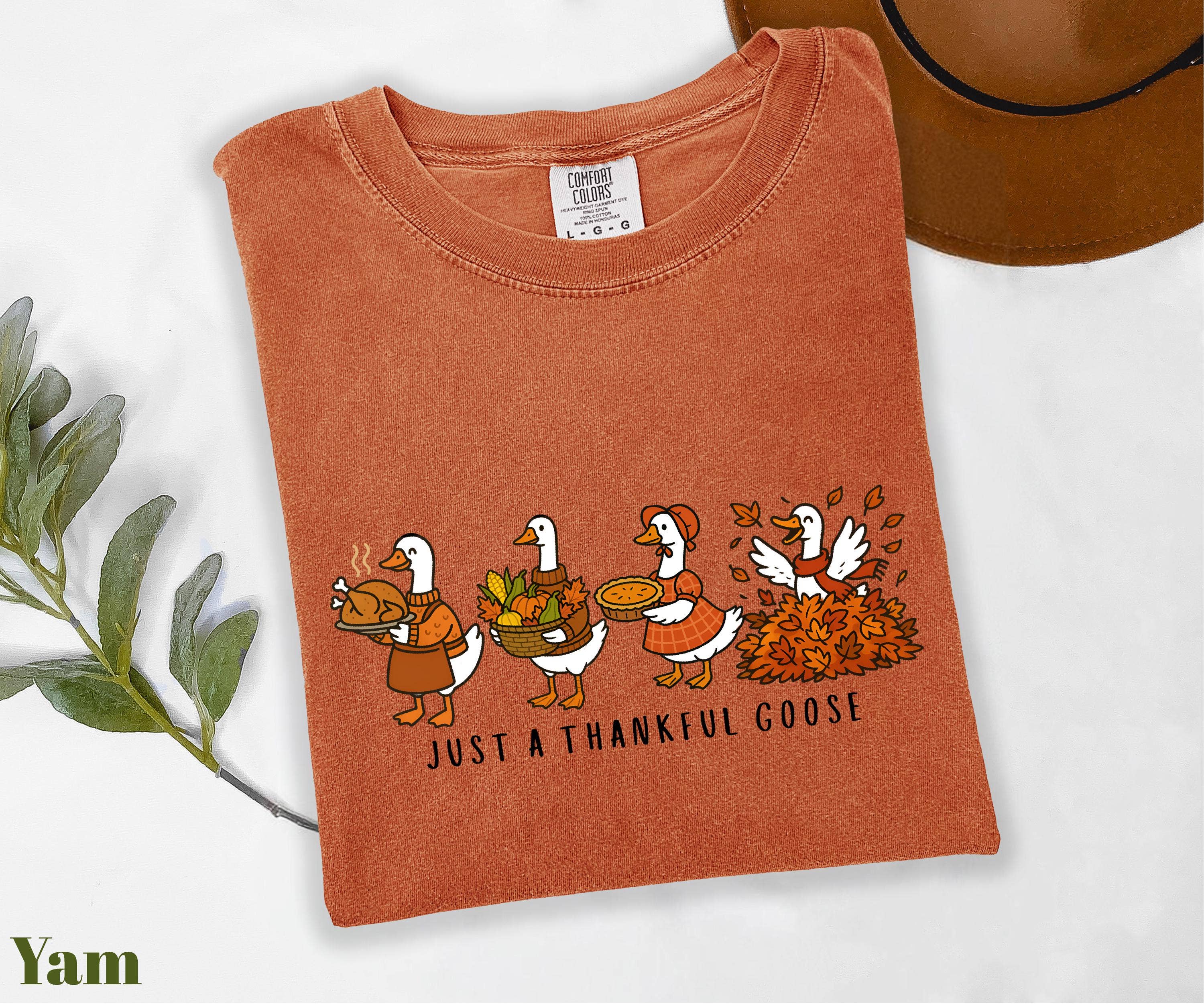 Thankful Goose Family Thanksgiving Shirt Hoodie, Sweatshirt | PodTeesHub.com