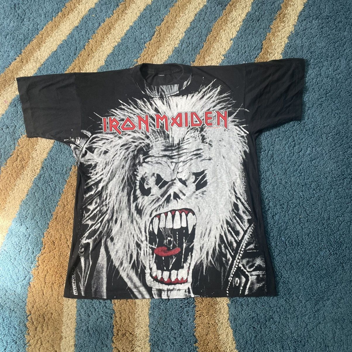 Iron Maiden X Vintage Iron Maiden 1991 All Over Print Tee Hoodie, Sweatshirt | PodTeesHub.com