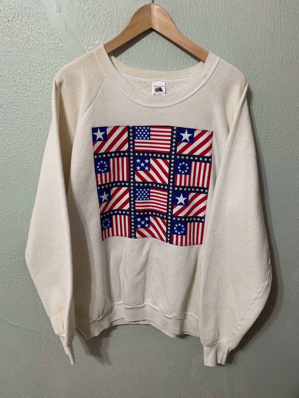 Vintage Crewneck American Flag Prototypes Crewneck T-Shirts, Hoodie, Sweatshirt | PodTeesHub.com