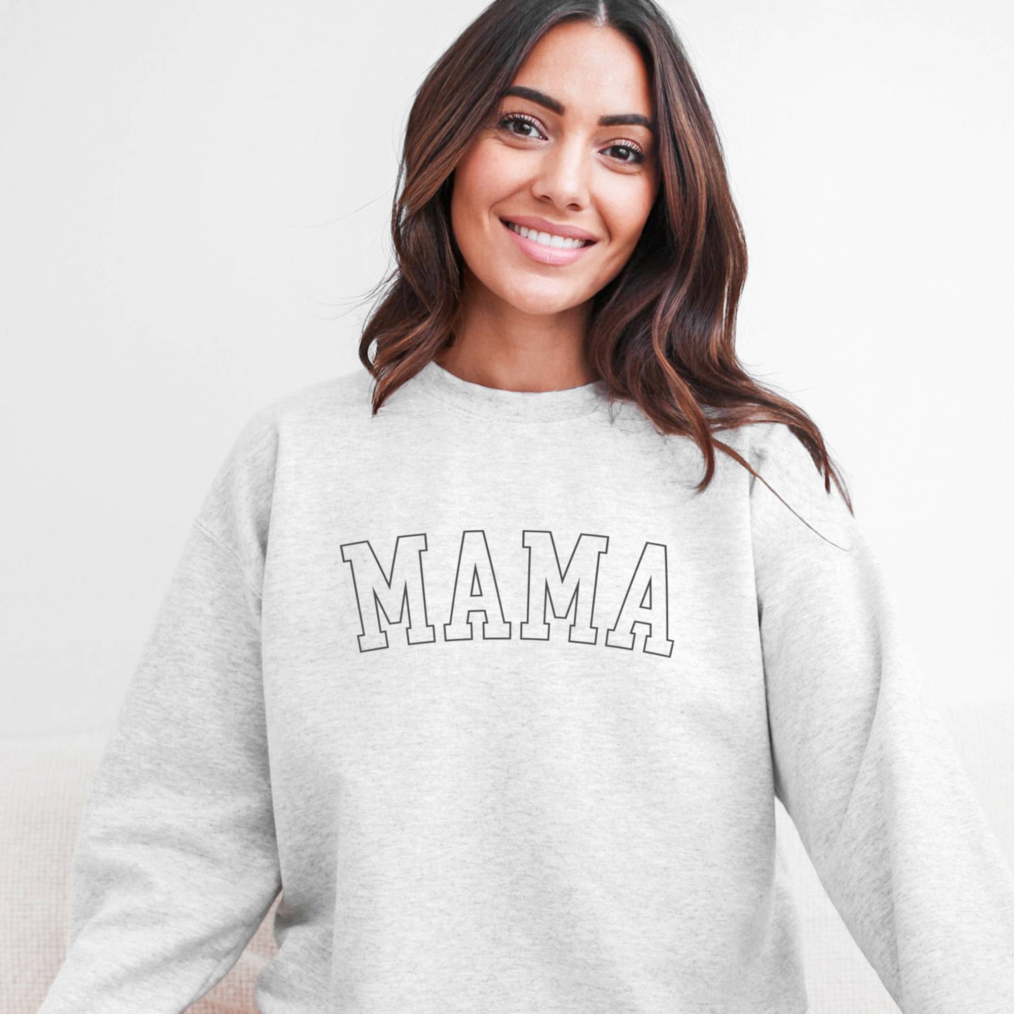 Mama Gray Days Crewneck Sweatshirt T-Shirts, Hoodie | PodTeesHub.com
