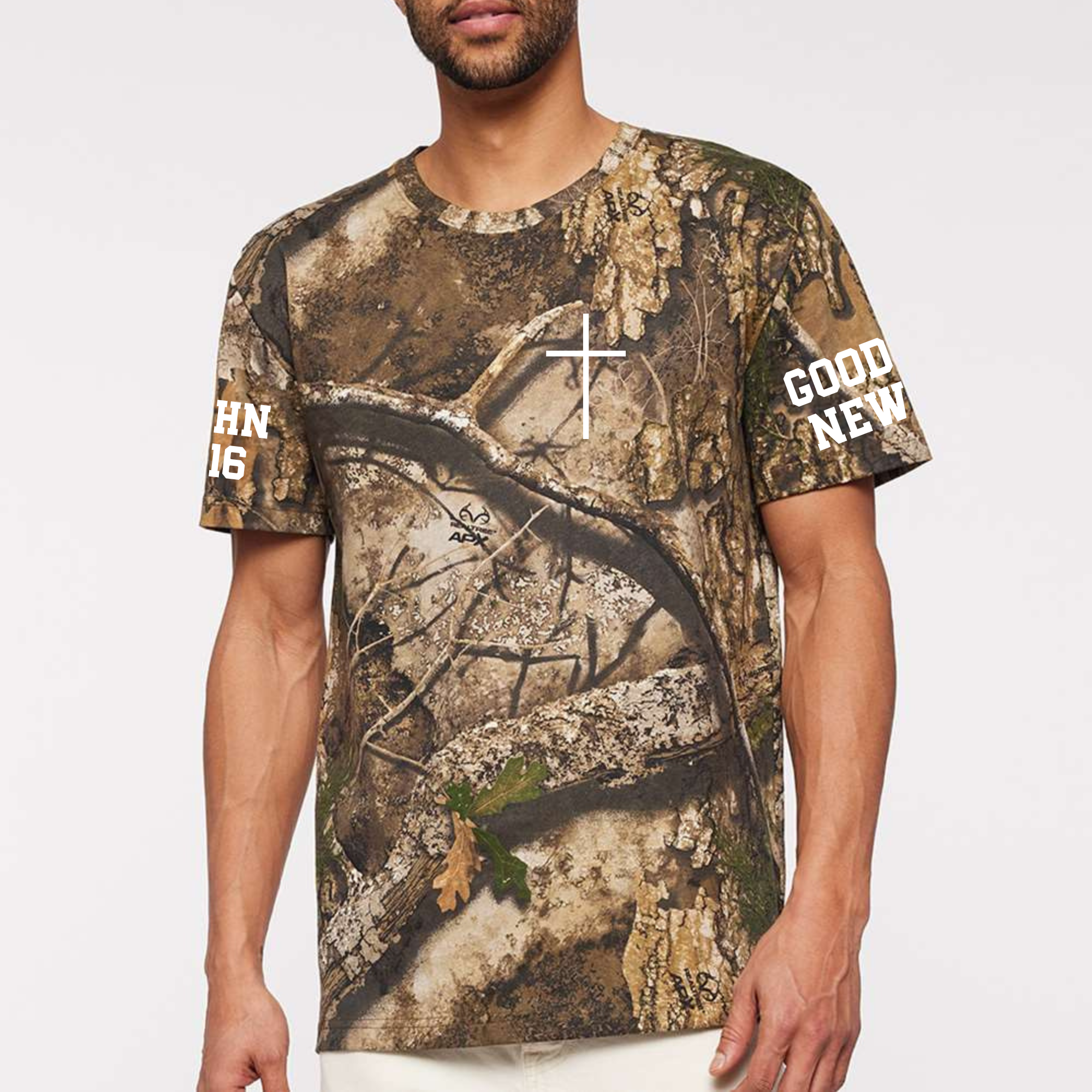 John 3:16 Men's Camo Graphic T-Shirt Hoodie, Sweatshirt | PodTeesHub.com