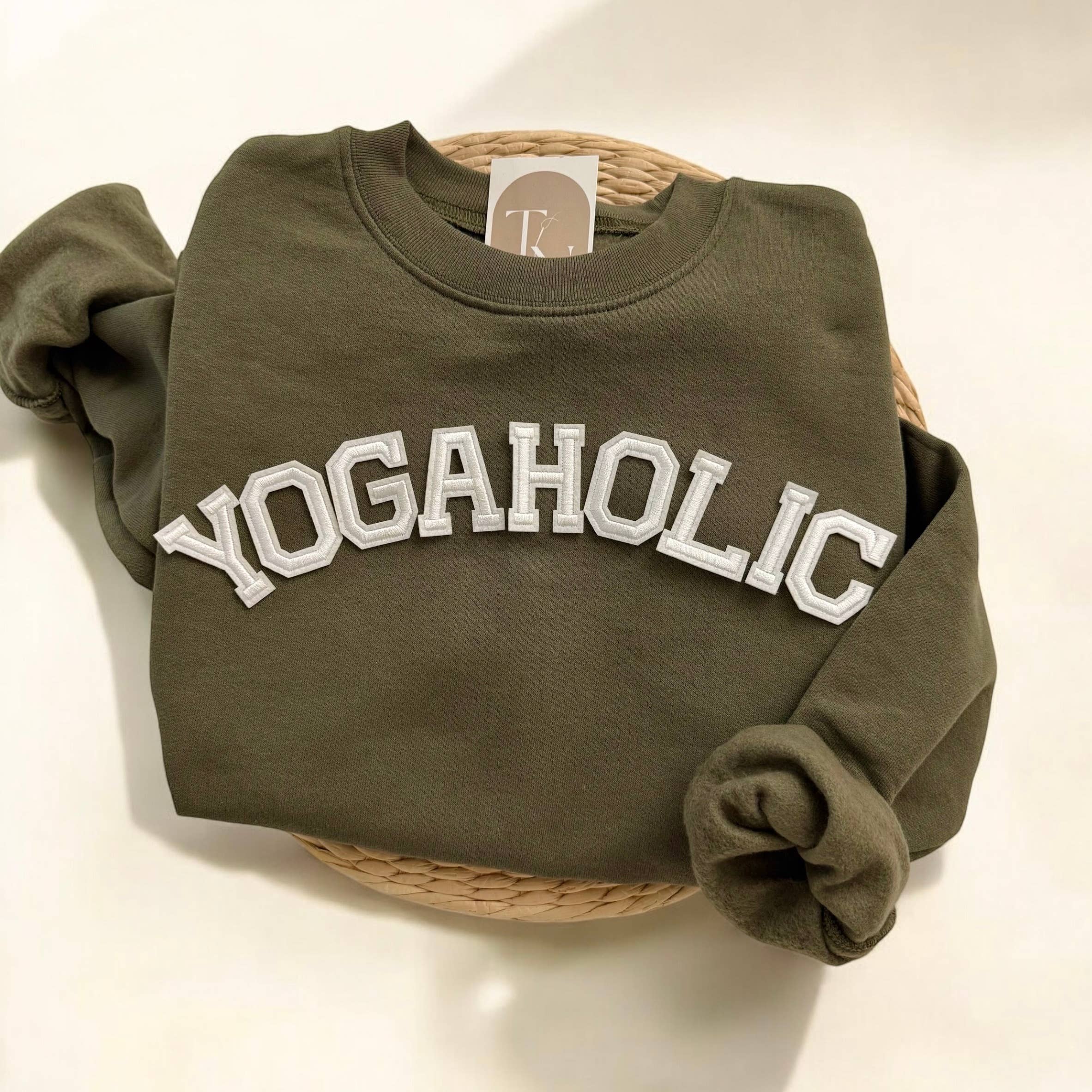 Yogaholic Sweatshirt, Yoga Sweatshirts T-Shirts, Hoodie | PodTeesHub.com