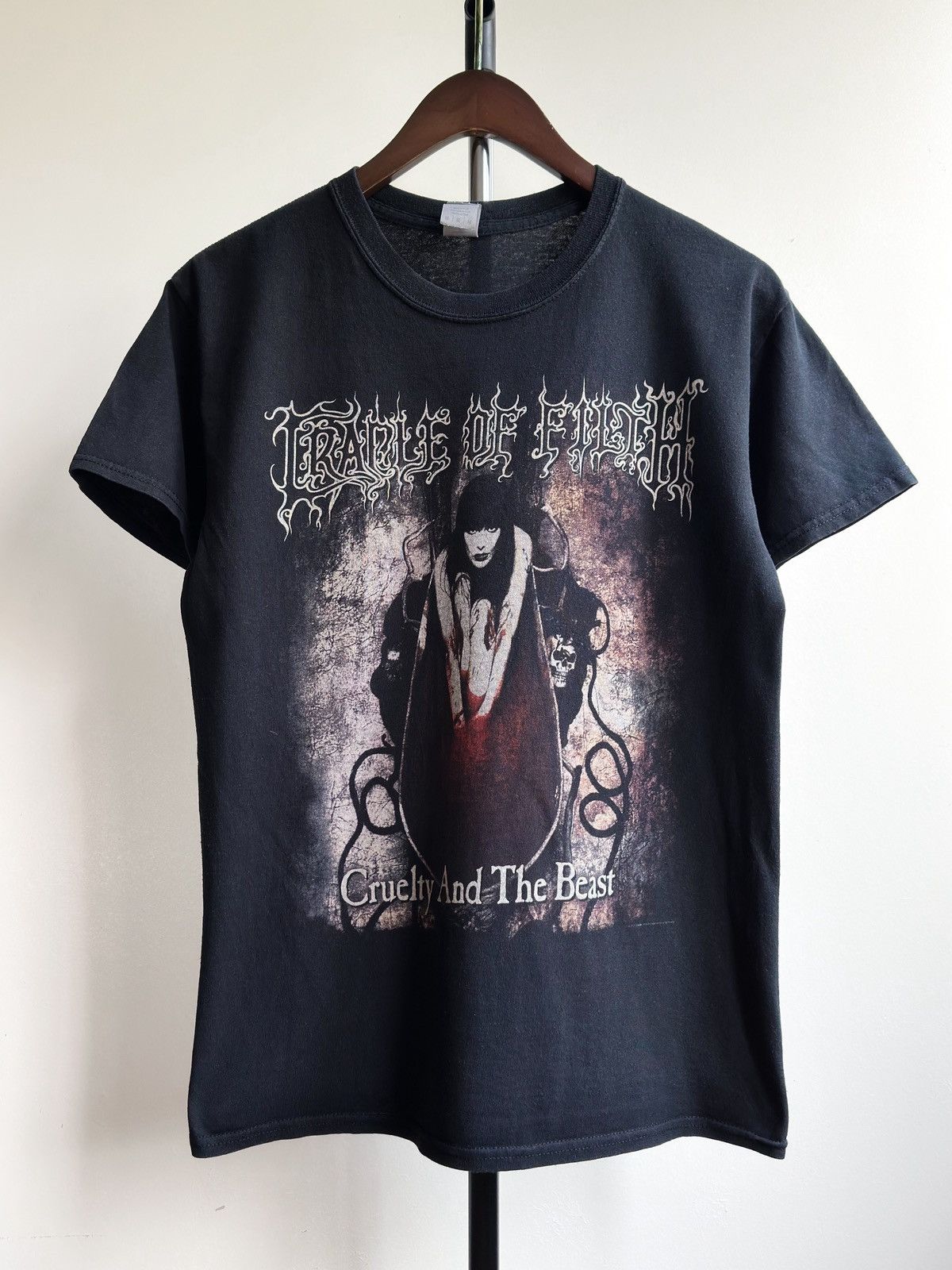 Band Tees Vintage Cradle Of Flith Cruelty And The Beast Band Promo Tee Hoodie, Sweatshirt | PodTeesHub.com