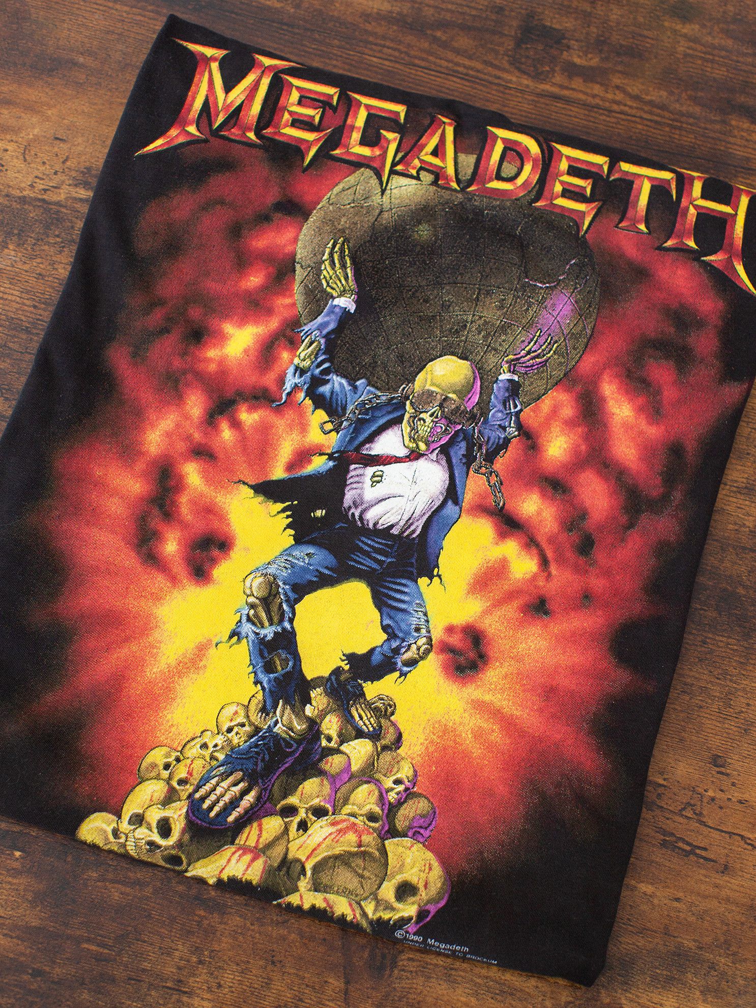 Vintage 1991 Megadeth Oxidation Of The Nations 90s T Shirt Hoodie, Sweatshirt | PodTeesHub.com