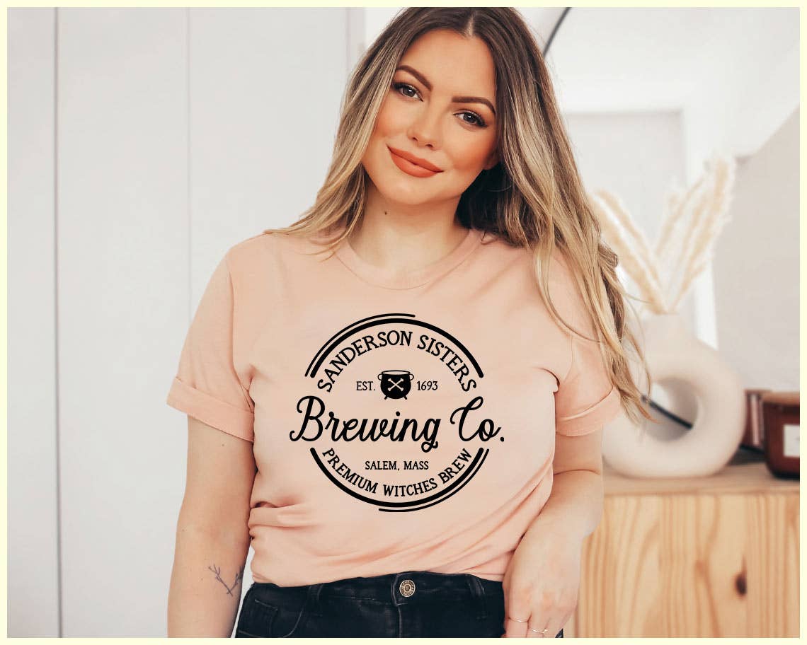 Sanderson Sisters Brewing Co - Hocus Pocus Halloween Shirt Hoodie, Sweatshirt | PodTeesHub.com
