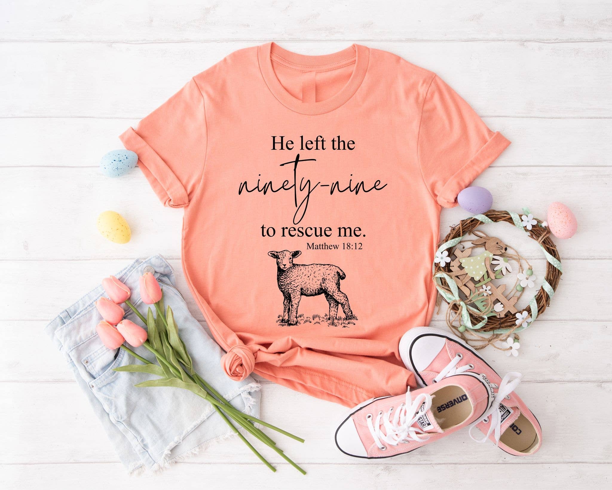 New Faith Left the 99 Coral Bella Spring 2026 Graphic Tee Hoodie, Sweatshirt | PodTeesHub.com
