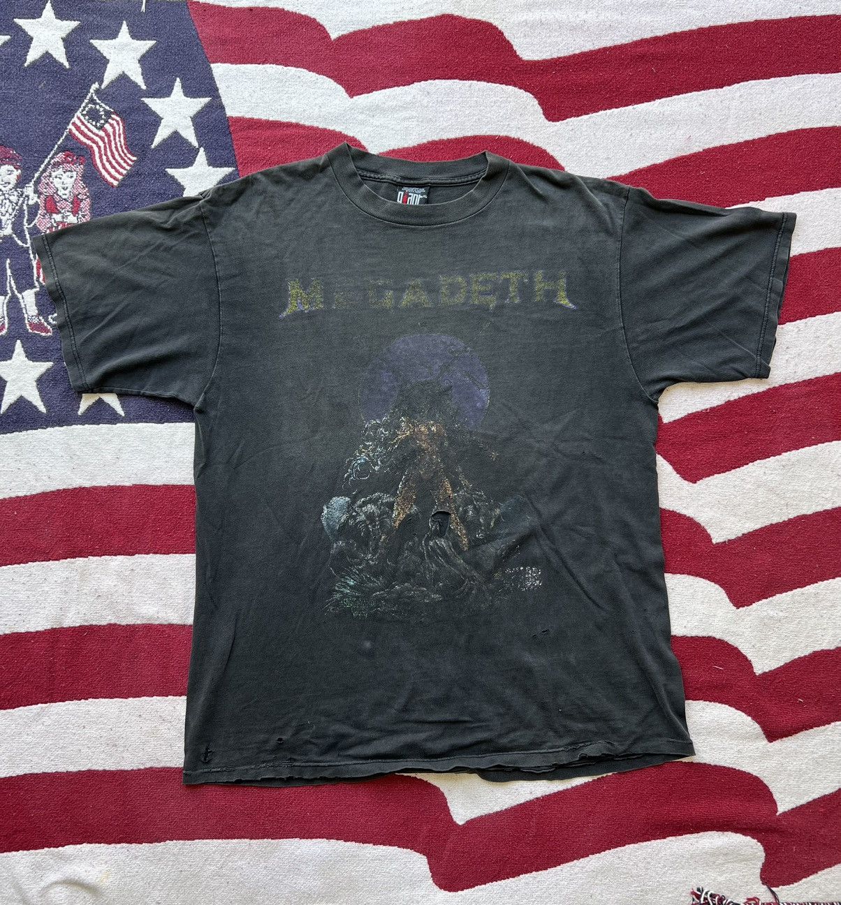 Vintage 90s Megadeath Ghost Print T-Shirts, Hoodie, Sweatshirt | PodTeesHub.com