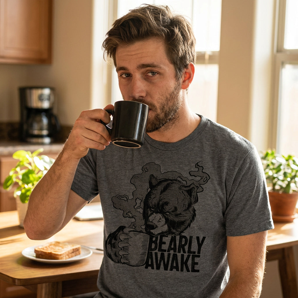 Bearly Awake Men's T Shirt