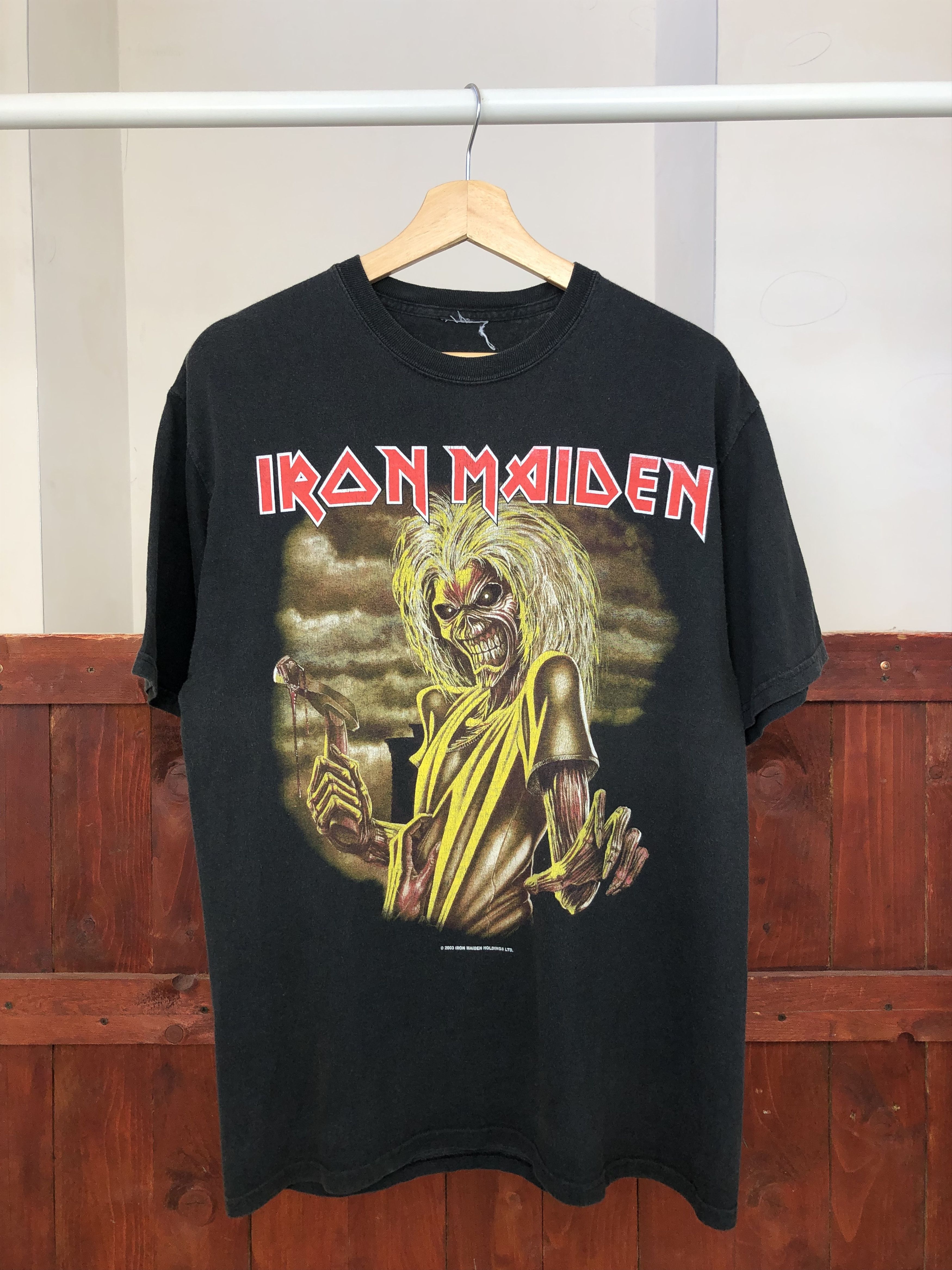 Vintage Iron Maden 2003 Killers Vintage Rock Band Tee Printed Size M Hoodie, Sweatshirt | PodTeesHub.com