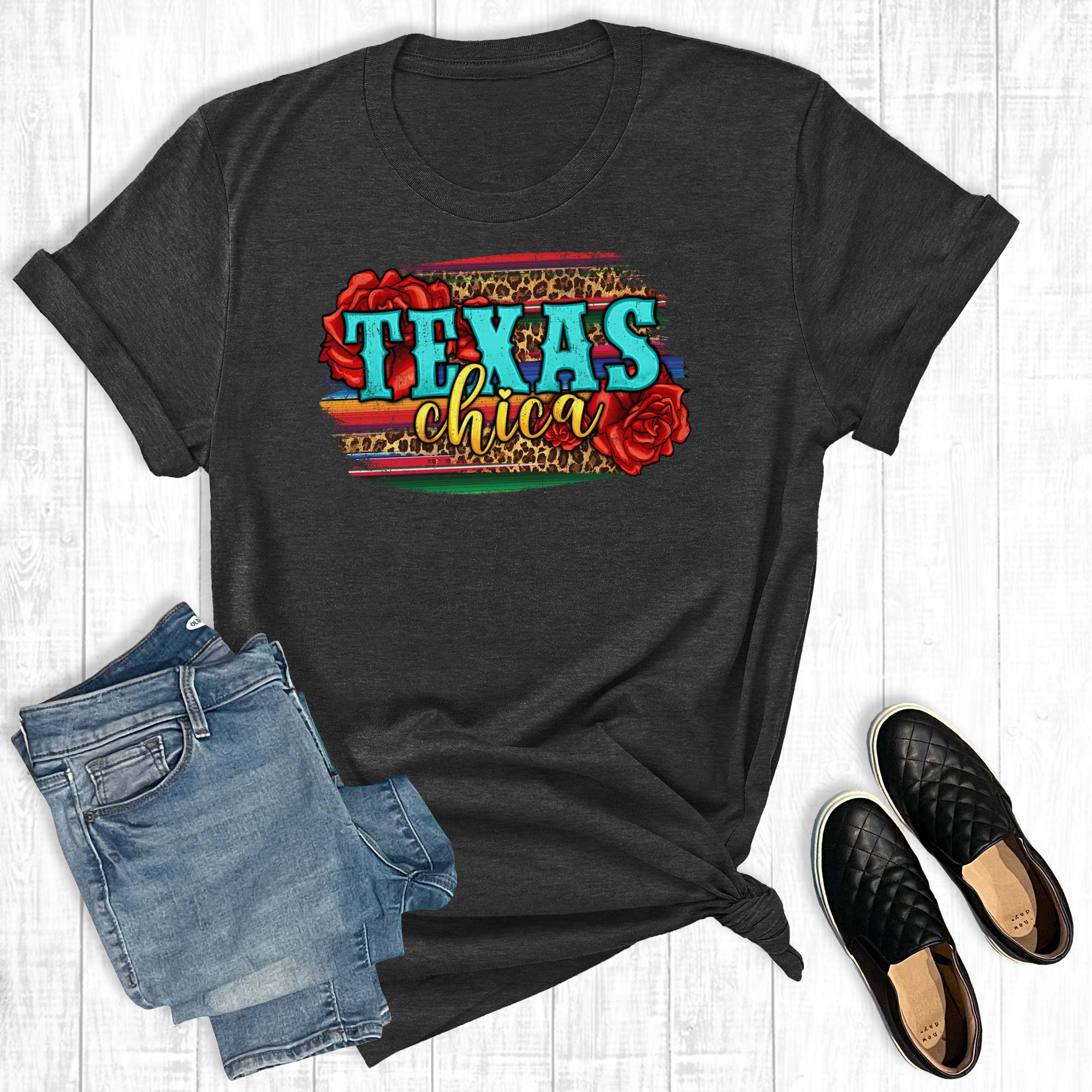 Western Texas Chica Graphic Tee Hoodie, Sweatshirt | PodTeesHub.com