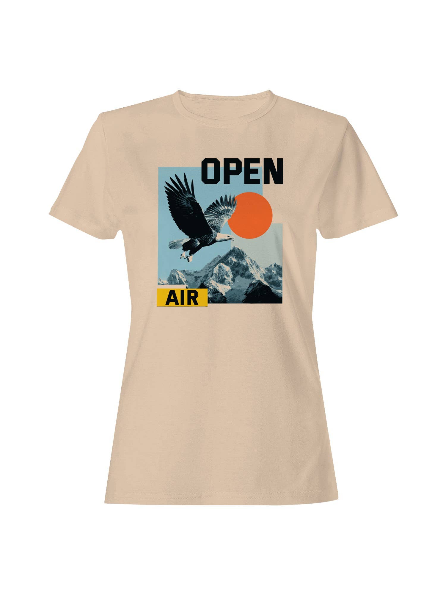 Open Air Eagle Adventure Art Women's T-Shirt Hoodie, Sweatshirt | PodTeesHub.com