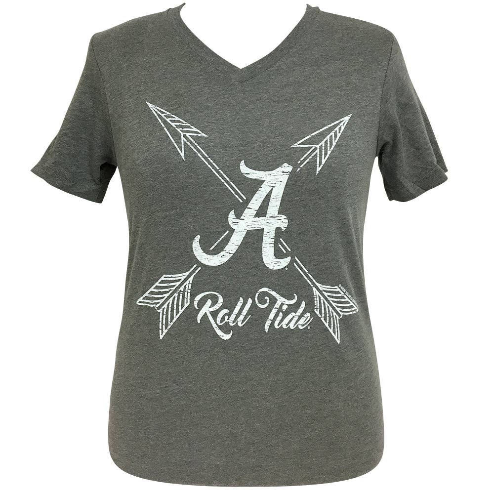 Arrows Roll Tide Alabama Short Sleeve V-Neck Tee Hoodie, Sweatshirt | PodTeesHub.com