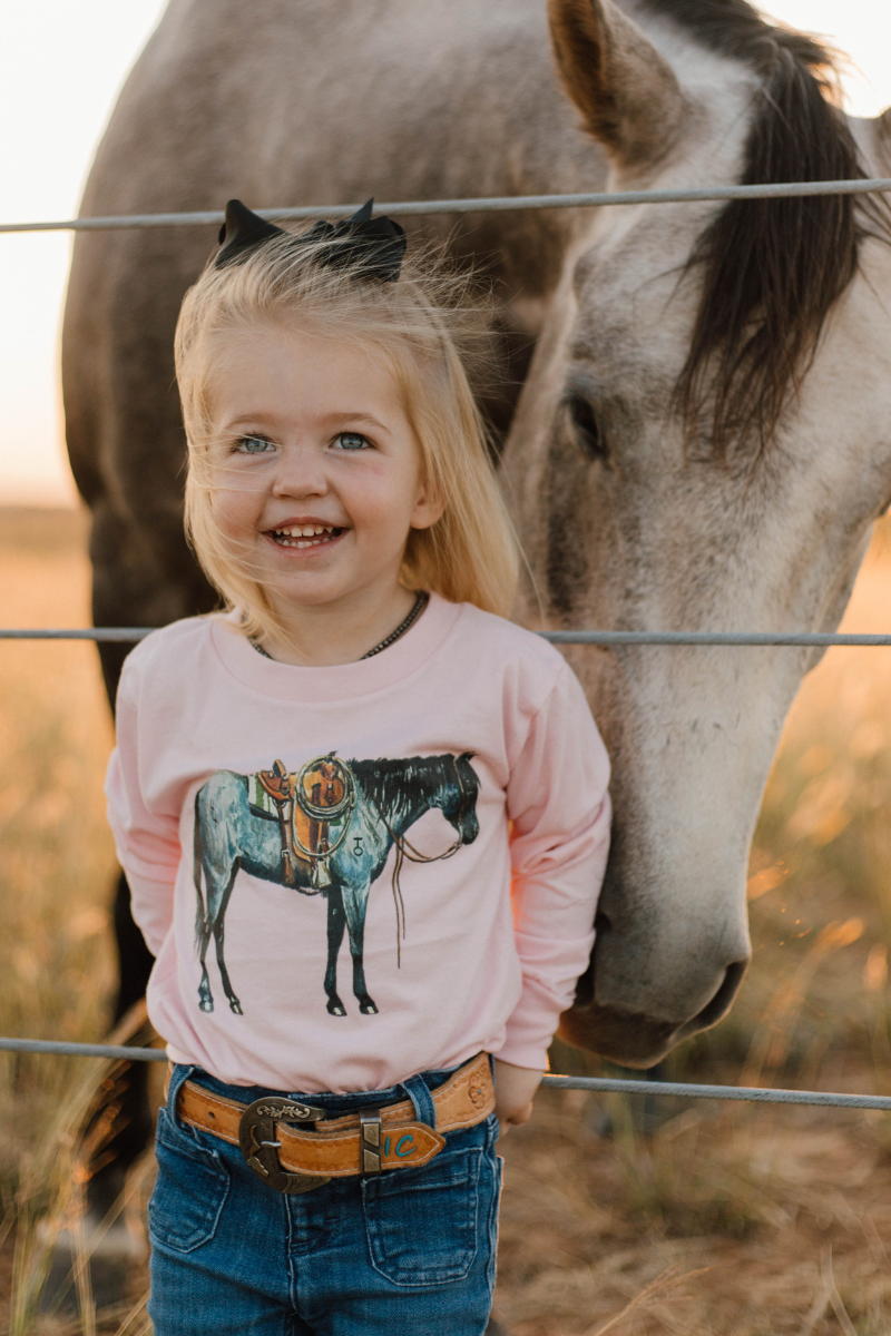 Mini Blu Roan Belle Long Sleeve Tee Hoodie, Sweatshirt | PodTeesHub.com
