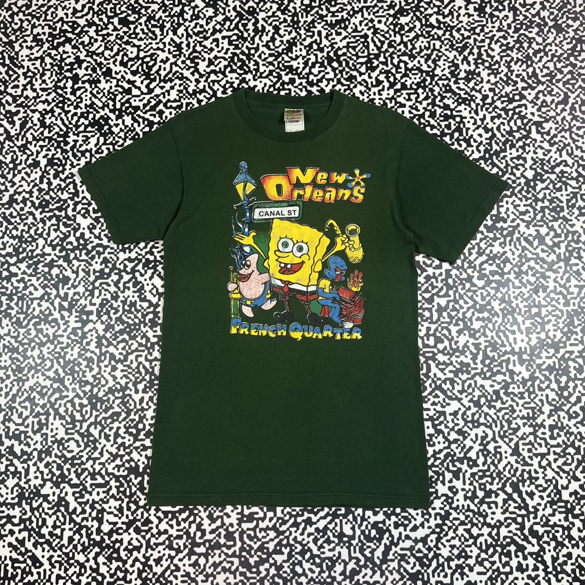 Vintage 00s Sponge Bob Cartoon Retro T Shirt Y2k Style Hoodie, Sweatshirt | PodTeesHub.com