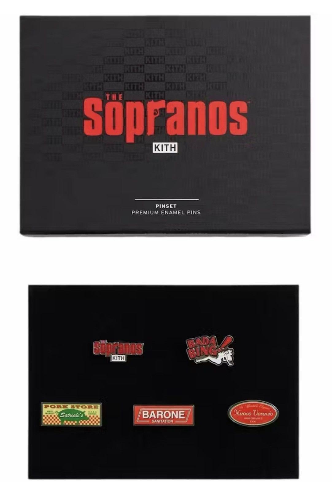 Kith Sopranos Pin Set T-Shirts, Hoodie, Sweatshirt | PodTeesHub.com