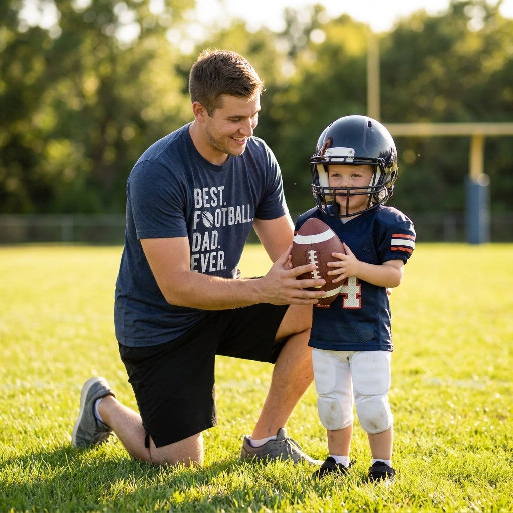 Best Football Dad Ever Men's T Shirt