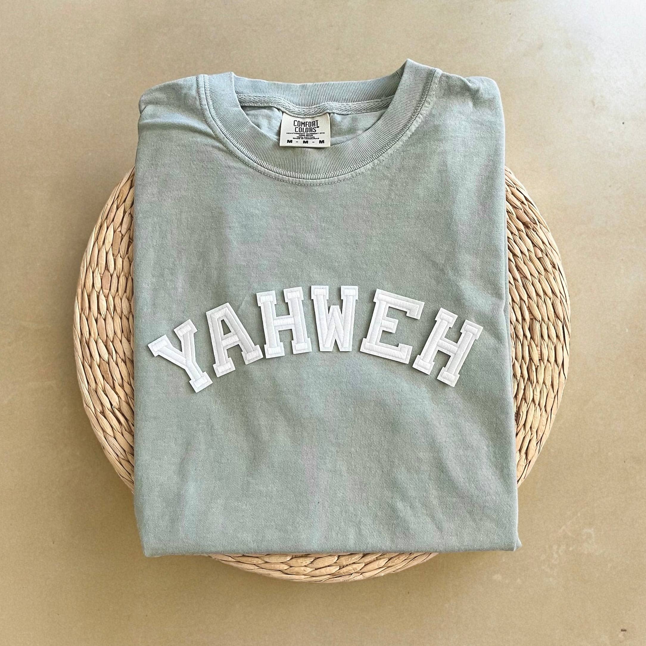 Comfort Colors Yahweh Shirt, Christian Tee Hoodie, Sweatshirt | PodTeesHub.com