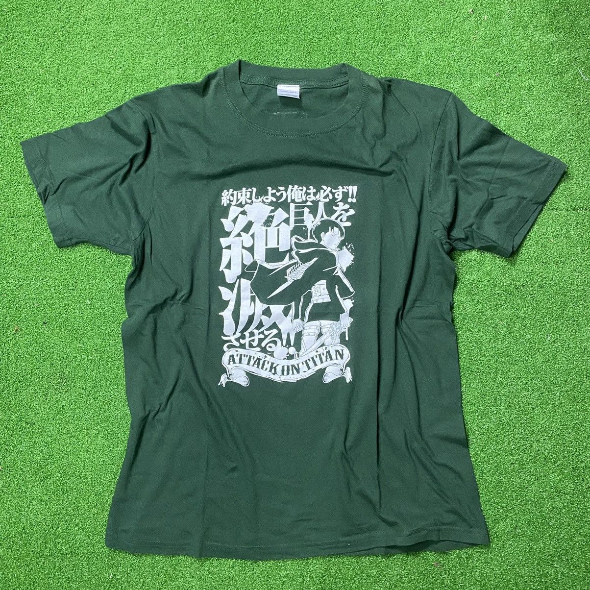 Japanese Brand Rare Attack Titan Anime Levi Ackerman Captain T-Shirts, Hoodie, Sweatshirt