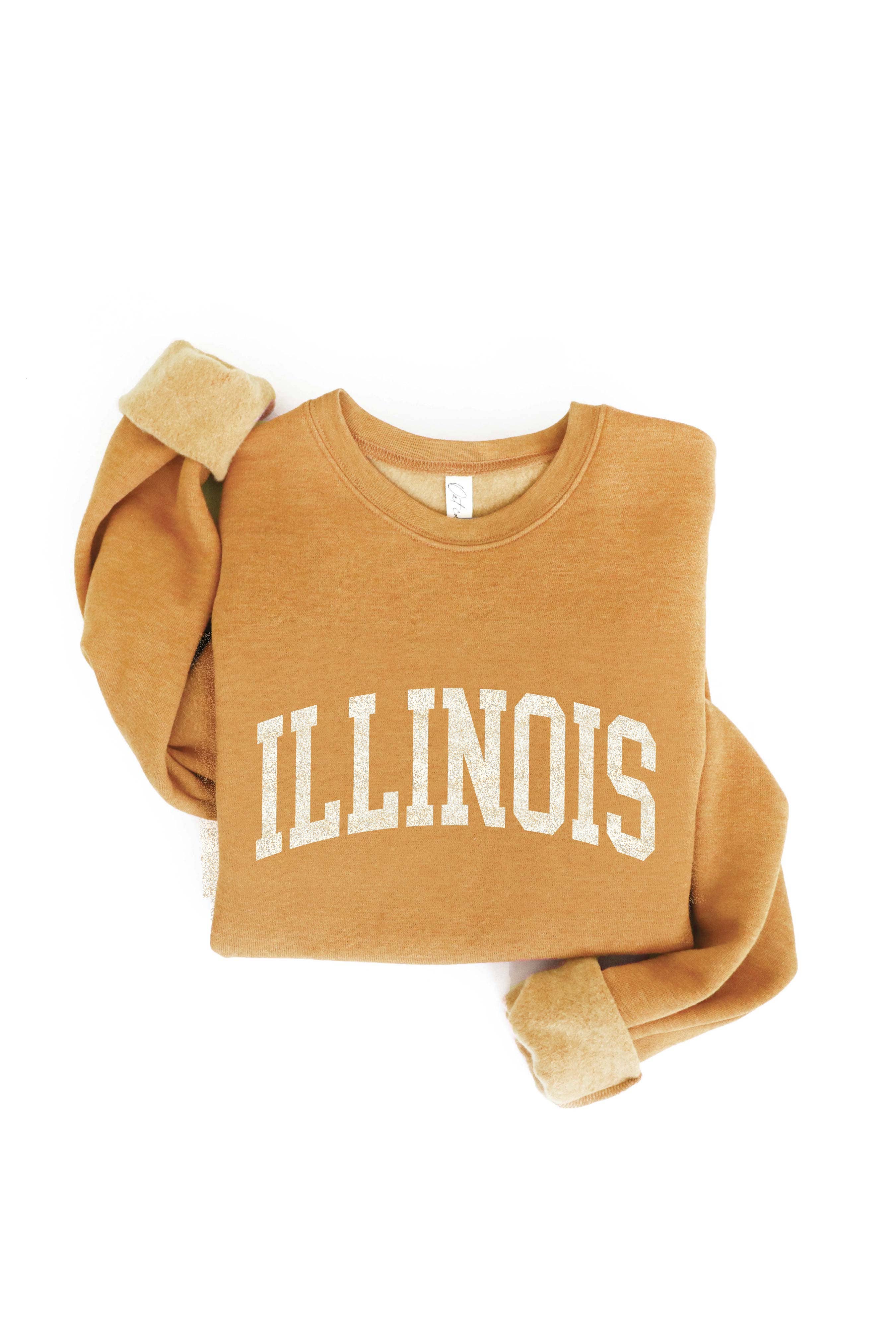Illinois Graphic Sweatshirt T-Shirts, Hoodie | PodTeesHub.com