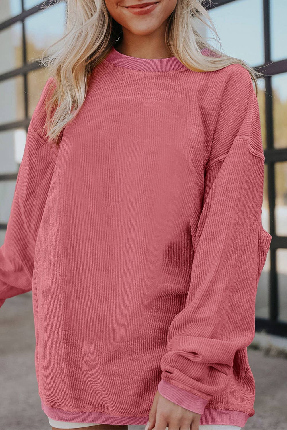 66 Spring 2026 Ribbed Corduroy Oversized Sweatshirt (S-2XL) T-Shirts, Hoodie | PodTeesHub.com