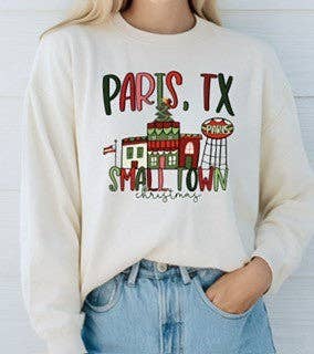 Small Town Holiday Graphic Tee or Sweatshirt Hoodie | PodTeesHub.com