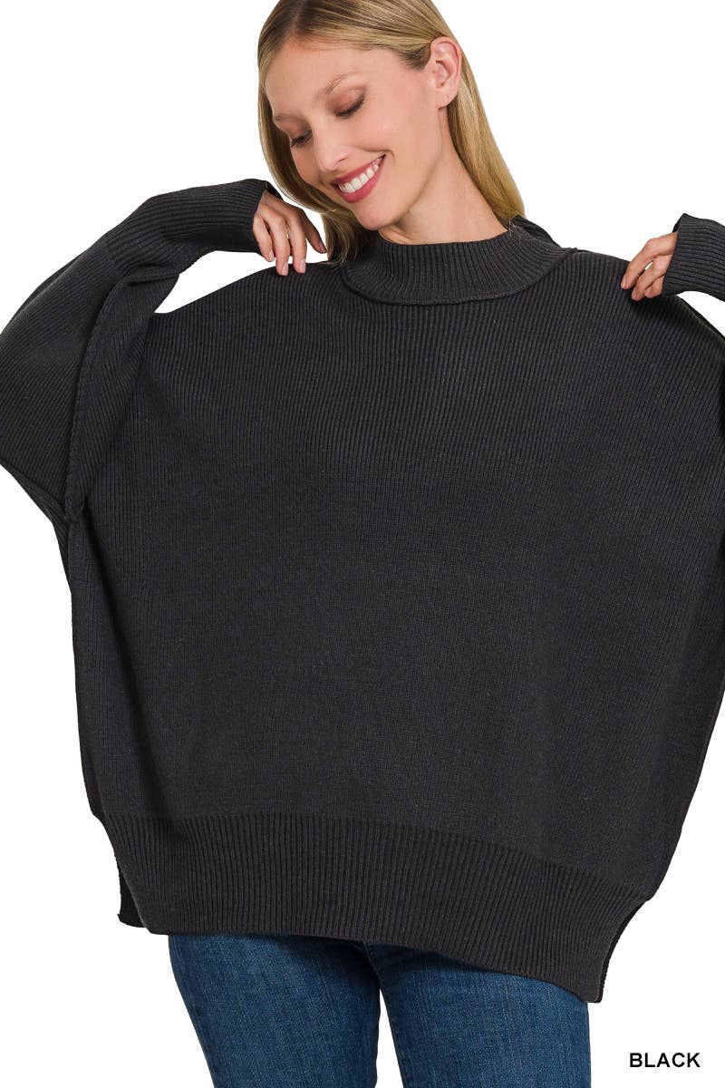 1017 Side Slit Oversized Sweater SI-25416 T-Shirts, Hoodie, Sweatshirt | PodTeesHub.com