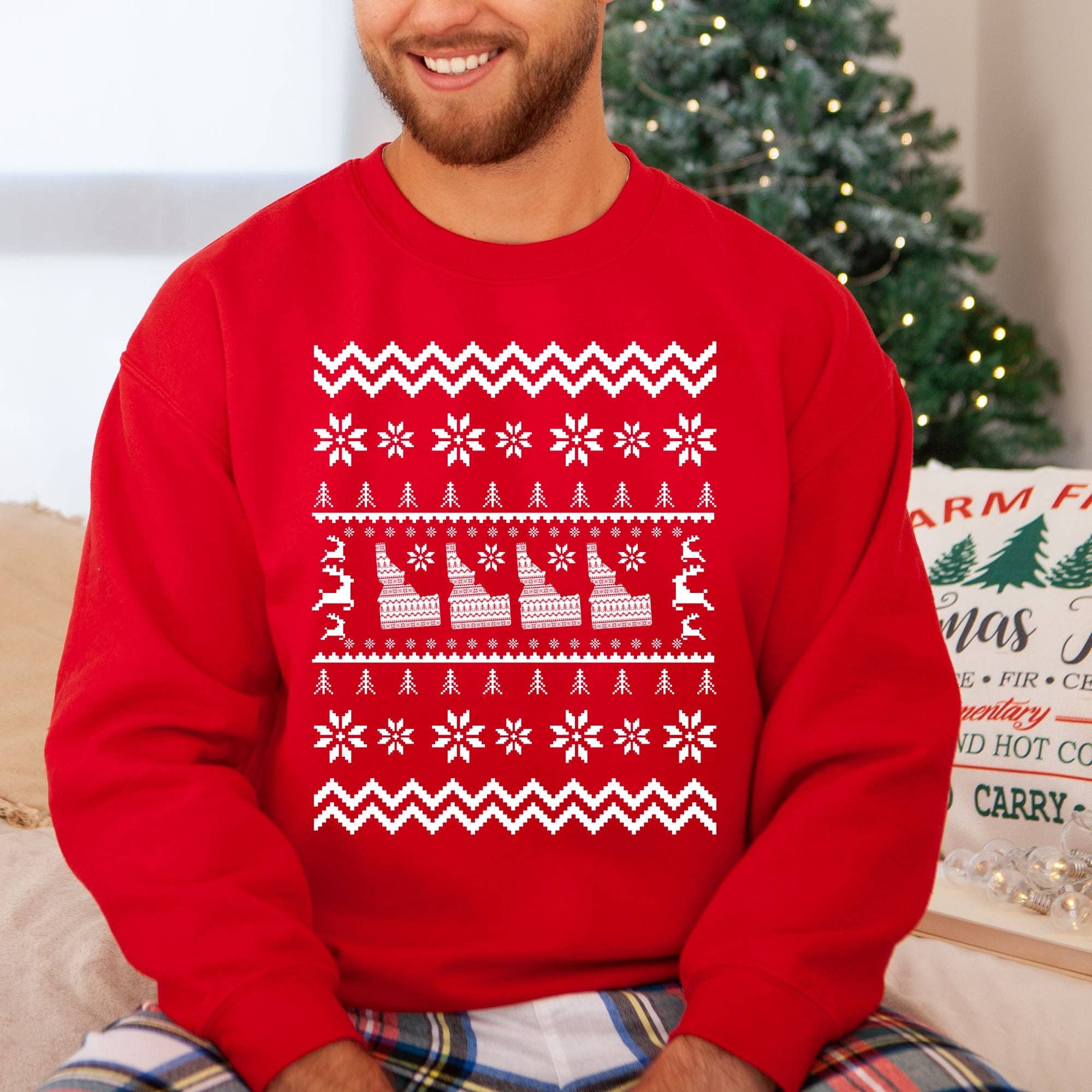 Idaho Ugly Sweater Sweatshirt Gildan & Bella Canvas #4 T-Shirts, Hoodie | PodTeesHub.com