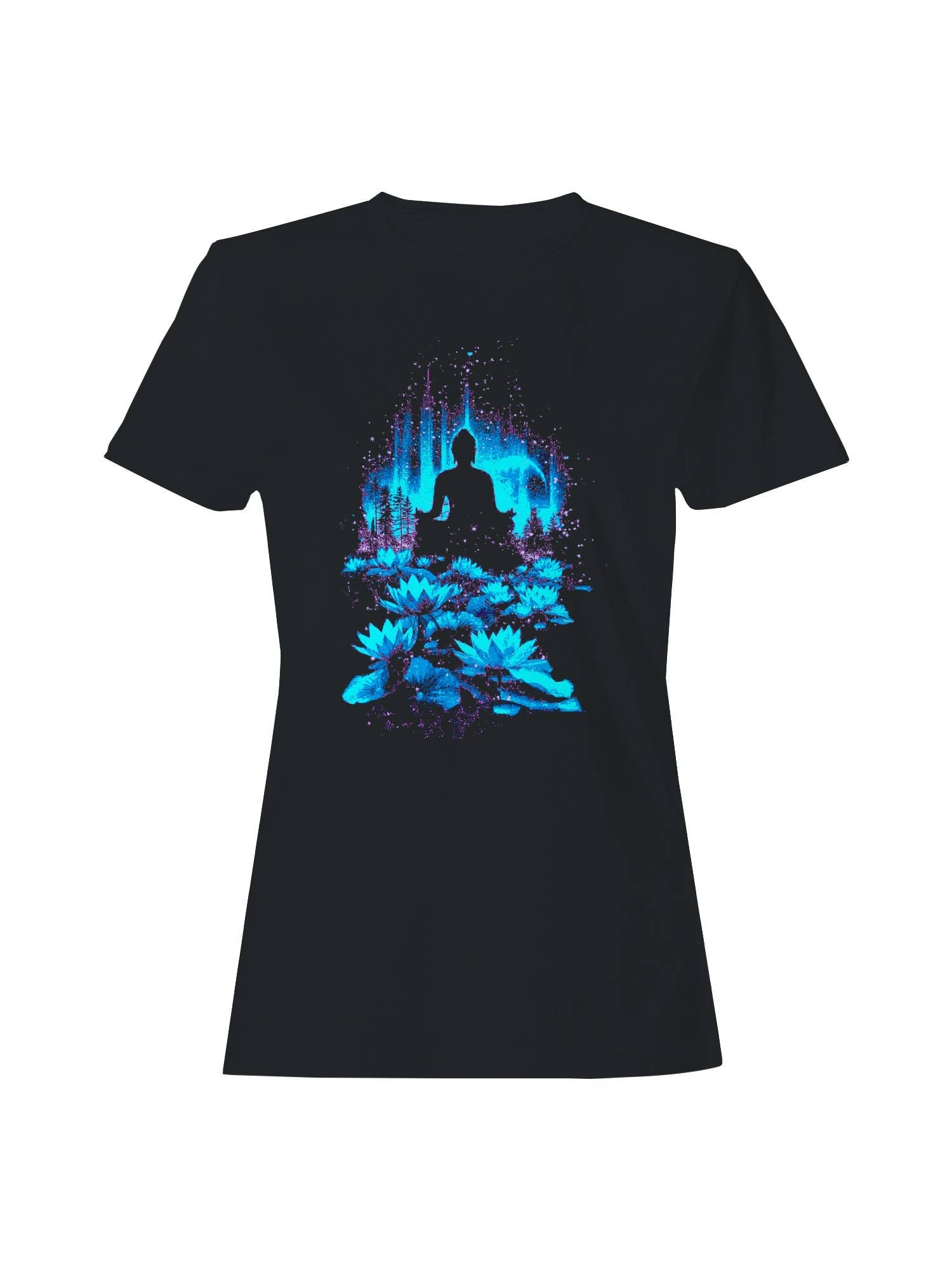 Enlightenment Meditation Lotus Art Women's T-Shirt Hoodie, Sweatshirt | PodTeesHub.com