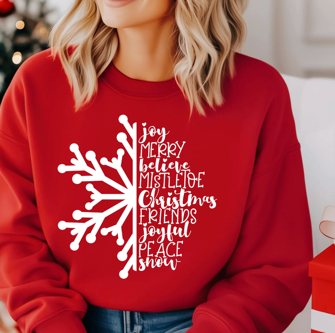 Christmas Snowflake Sweatshirt T-Shirts, Hoodie | PodTeesHub.com
