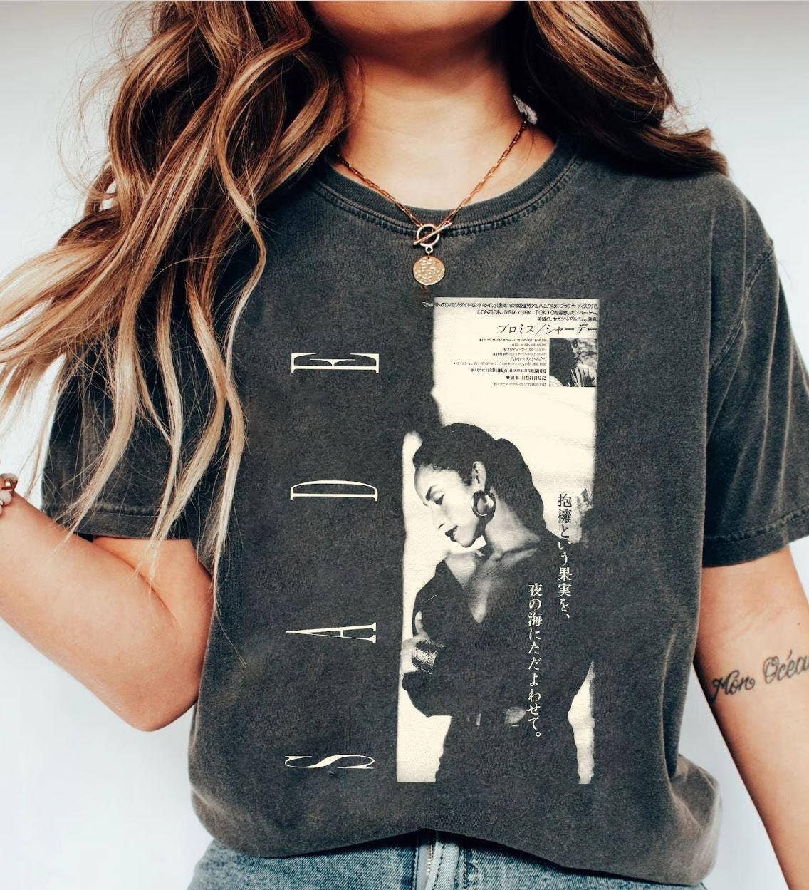 Sade Love Album T-Shirt - 90s Retro Pop Music Fans Gift Hoodie, Sweatshirt | PodTeesHub.com