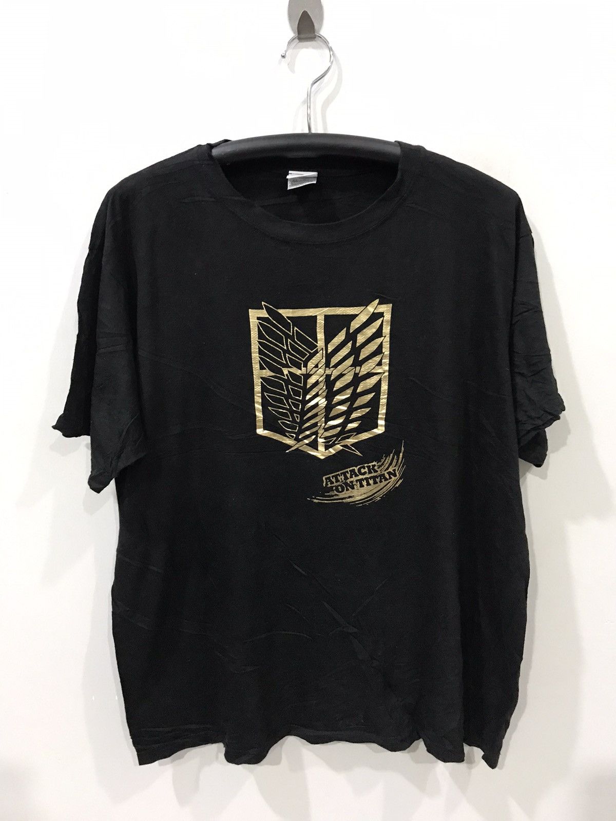 Other Attack On Titan Golden Print Shirt Hoodie, Sweatshirt | PodTeesHub.com