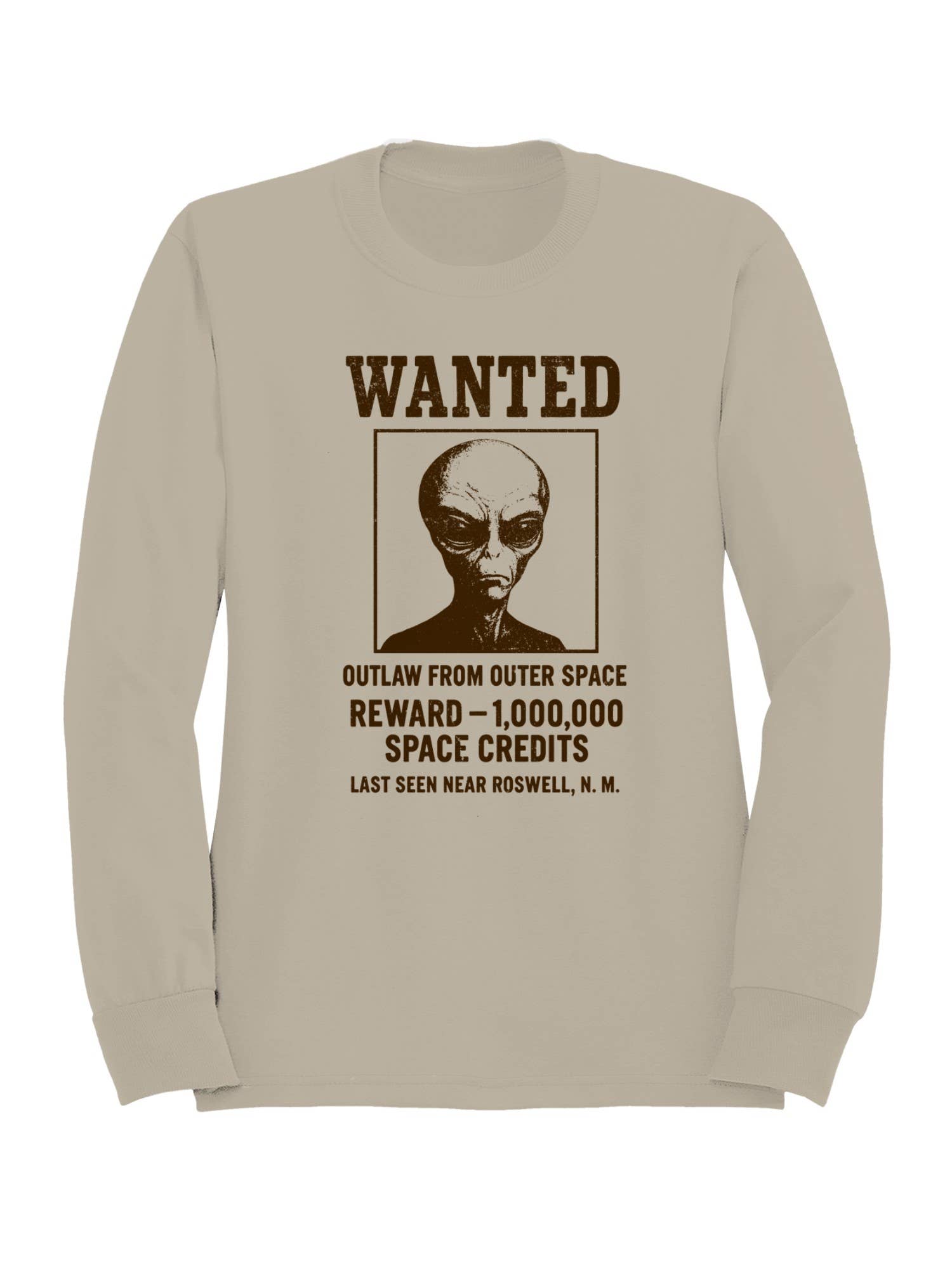 Wanted Alien: Outlaw from Space Women's Sweatshirt T-Shirts, Hoodie | PodTeesHub.com