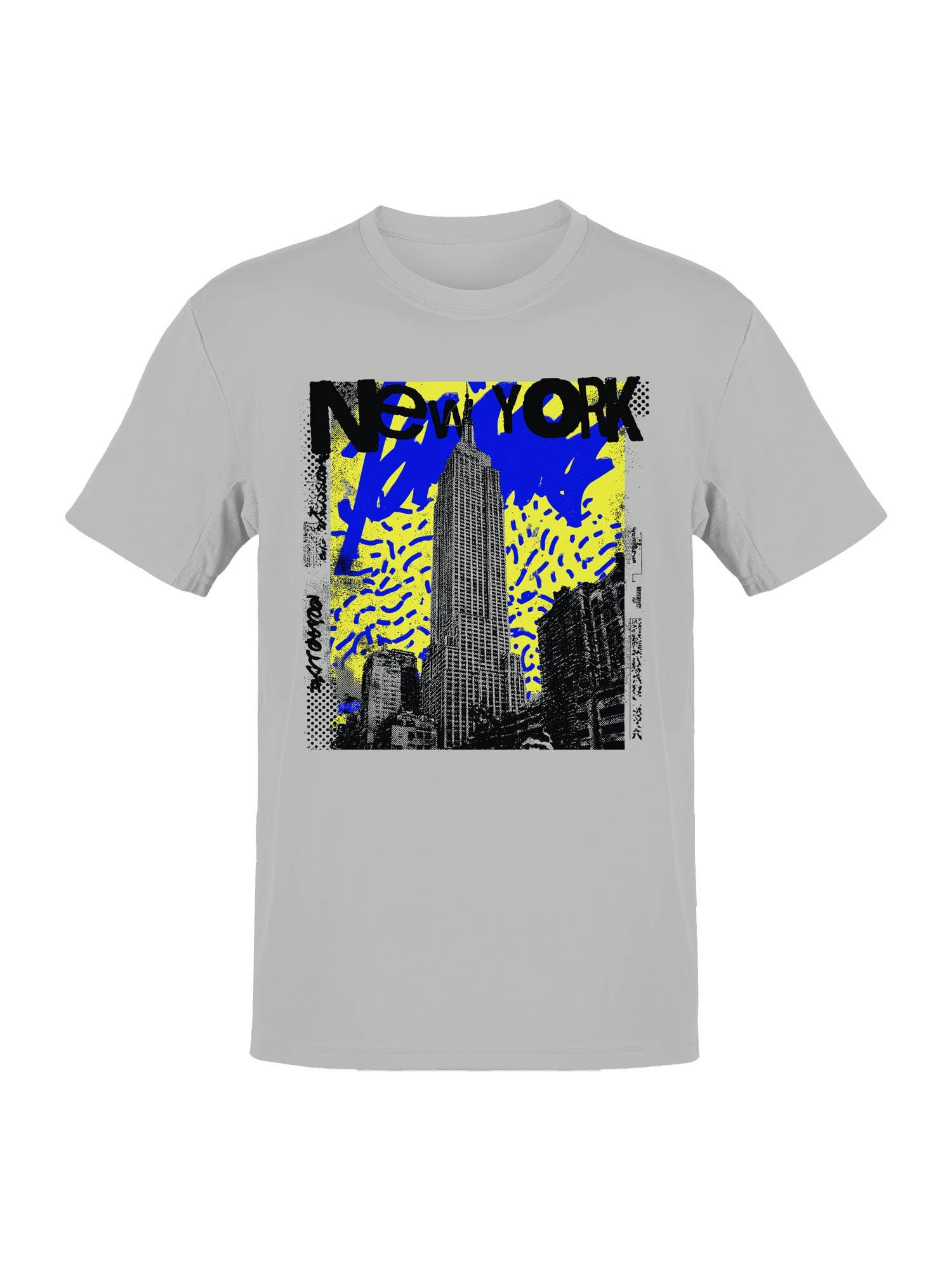 New York Skyline Pop Art Design Men's T-Shirt Hoodie, Sweatshirt | PodTeesHub.com