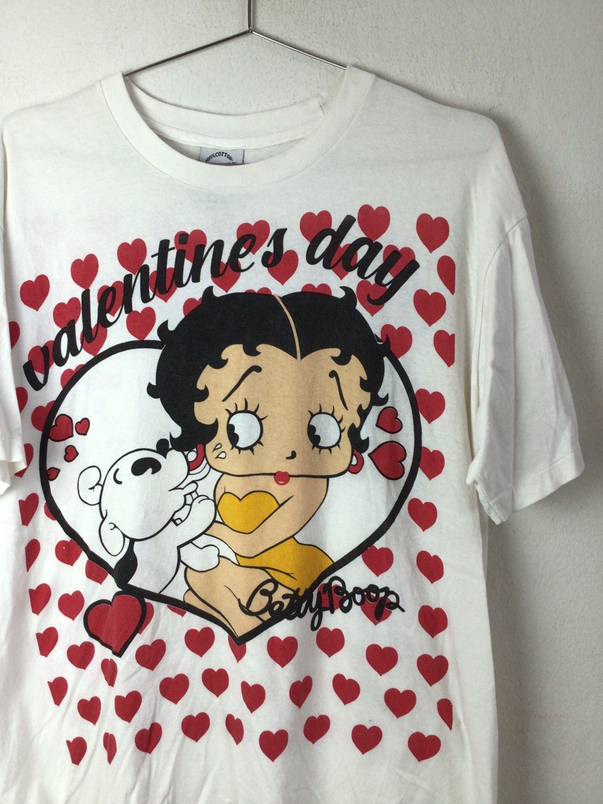 Rap Tees Betty Boop Valentine Day Reprint Hoodie, Sweatshirt | PodTeesHub.com