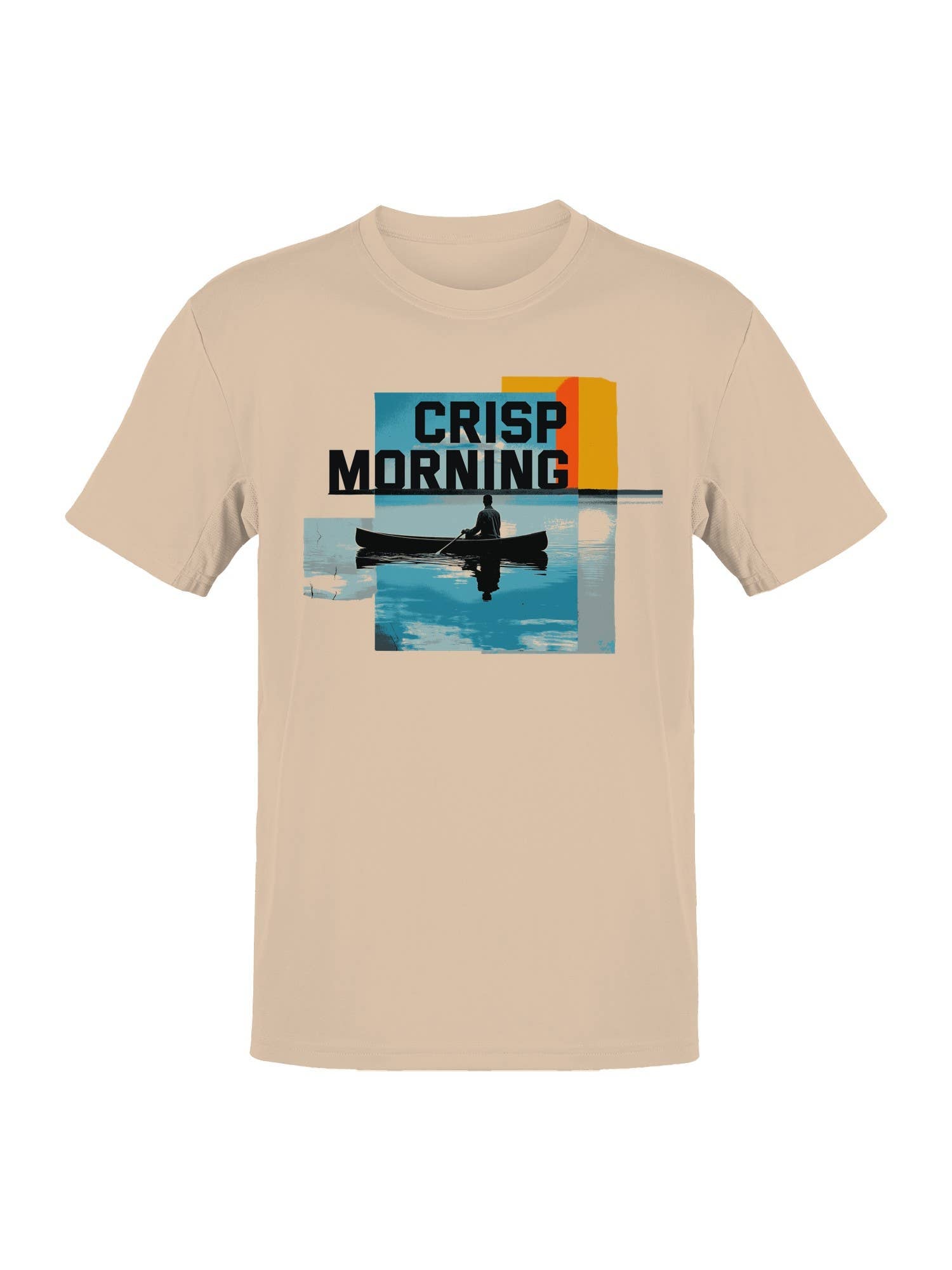 Crisp Morning Canoe Adventure Men's T-Shirt Hoodie, Sweatshirt | PodTeesHub.com