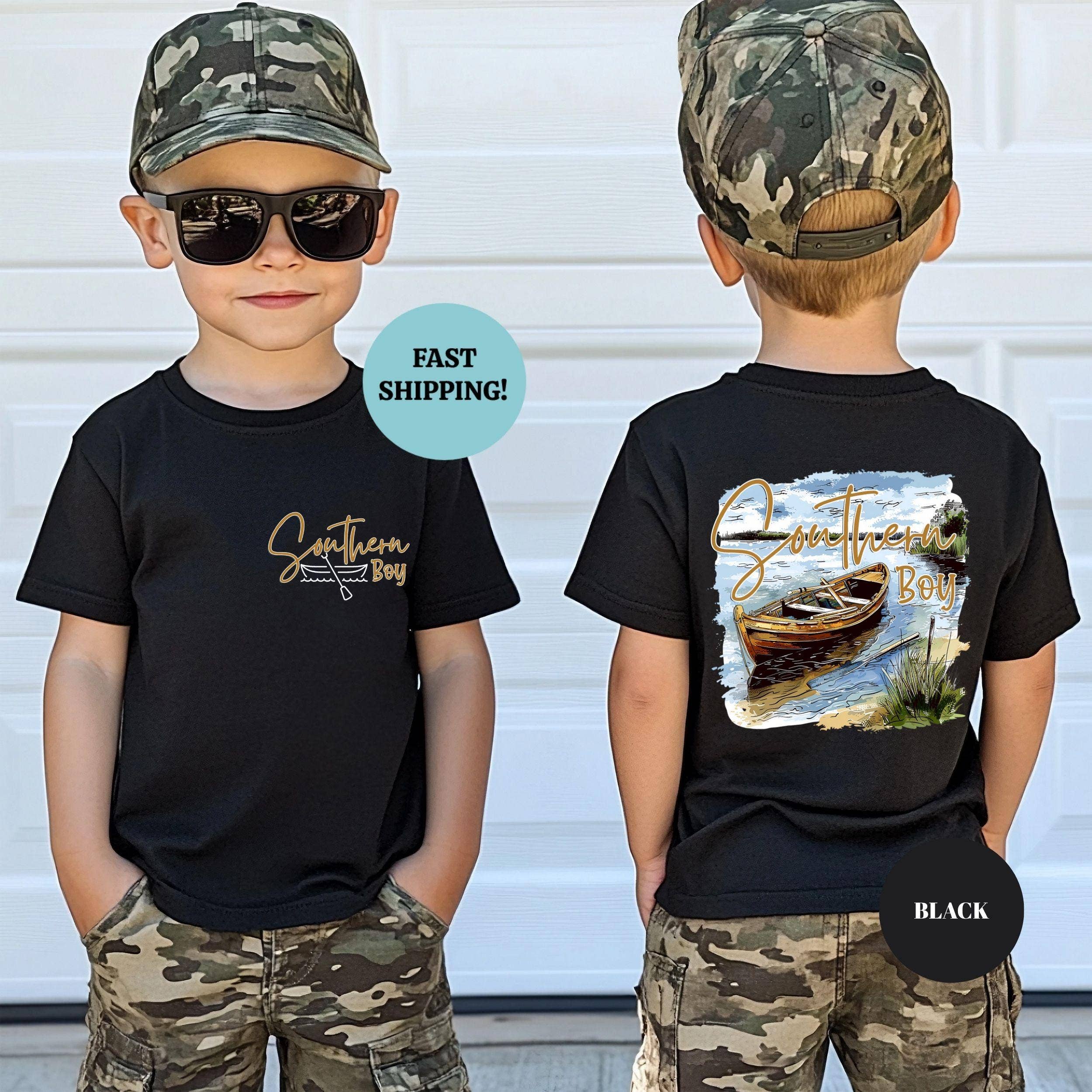 Southern Toddler Fishing Shirt Tee Hoodie, Sweatshirt | PodTeesHub.com