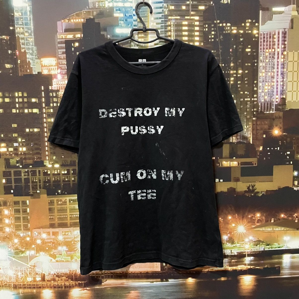 Band Tees Vintage 90s Cum On My Tee Funny Band Rock Porn Star Tee Y2k Hoodie, Sweatshirt | PodTeesHub.com