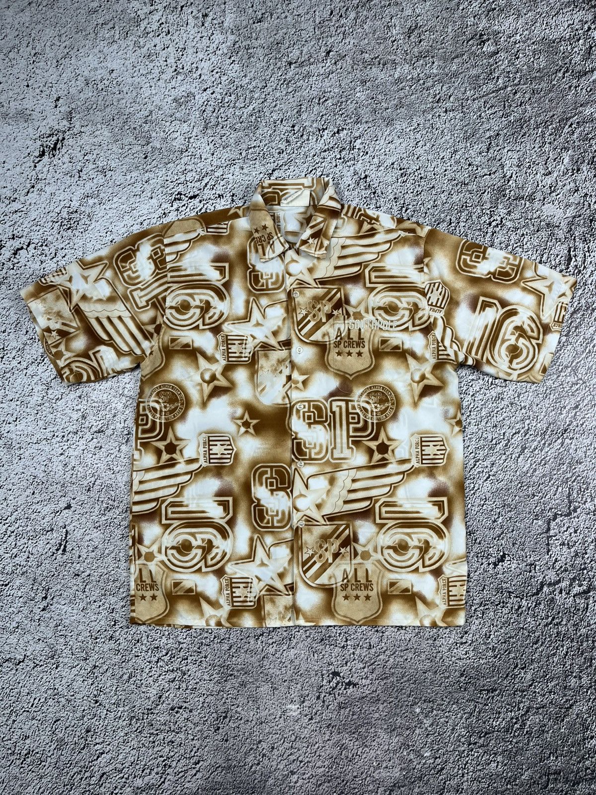 Vintage Y2k Southpole All Over Cops Rap Shirt Streetwear M Hoodie, Sweatshirt | PodTeesHub.com
