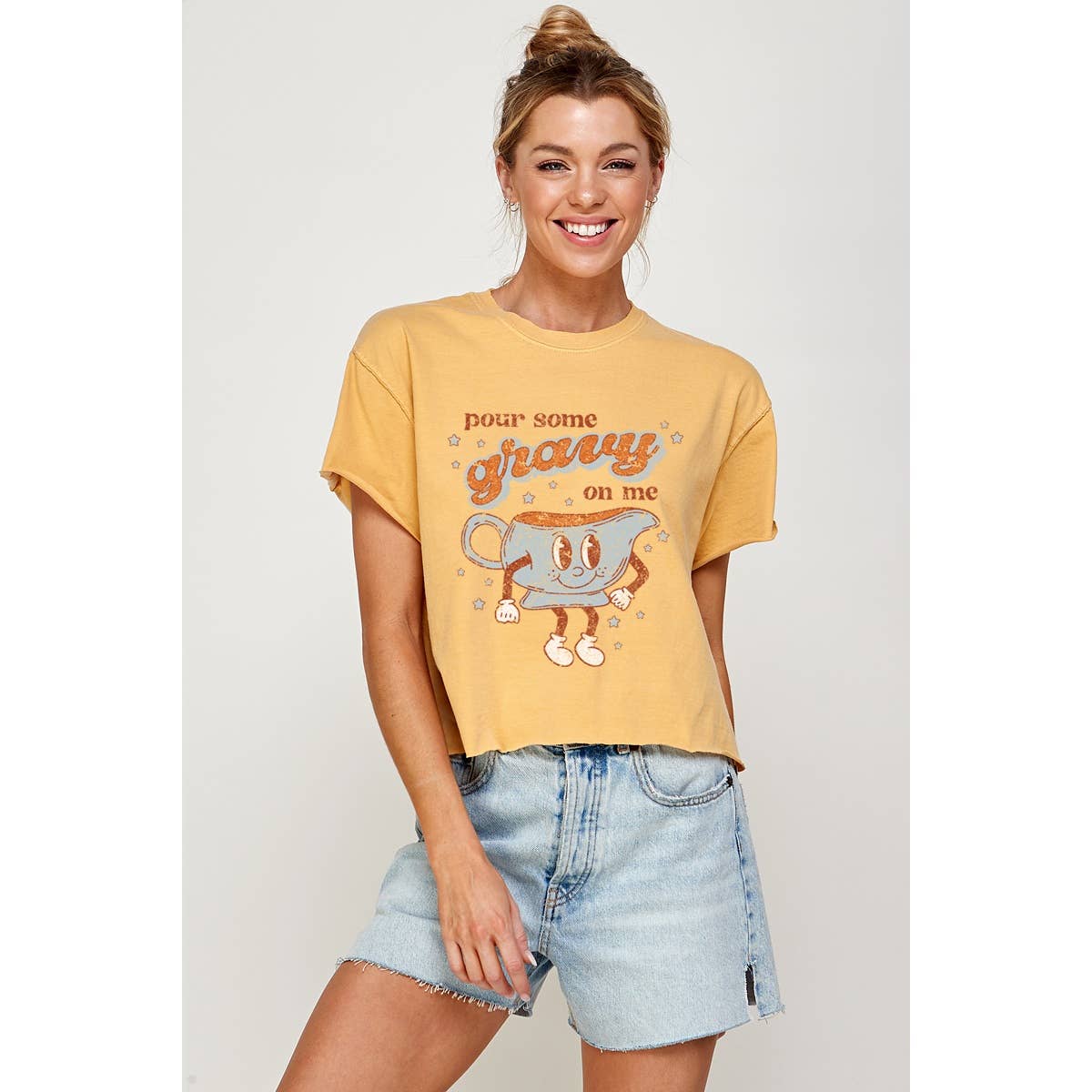 Pour  Some Gravy On Me  Vintage Graphic Tee Hoodie, Sweatshirt | PodTeesHub.com