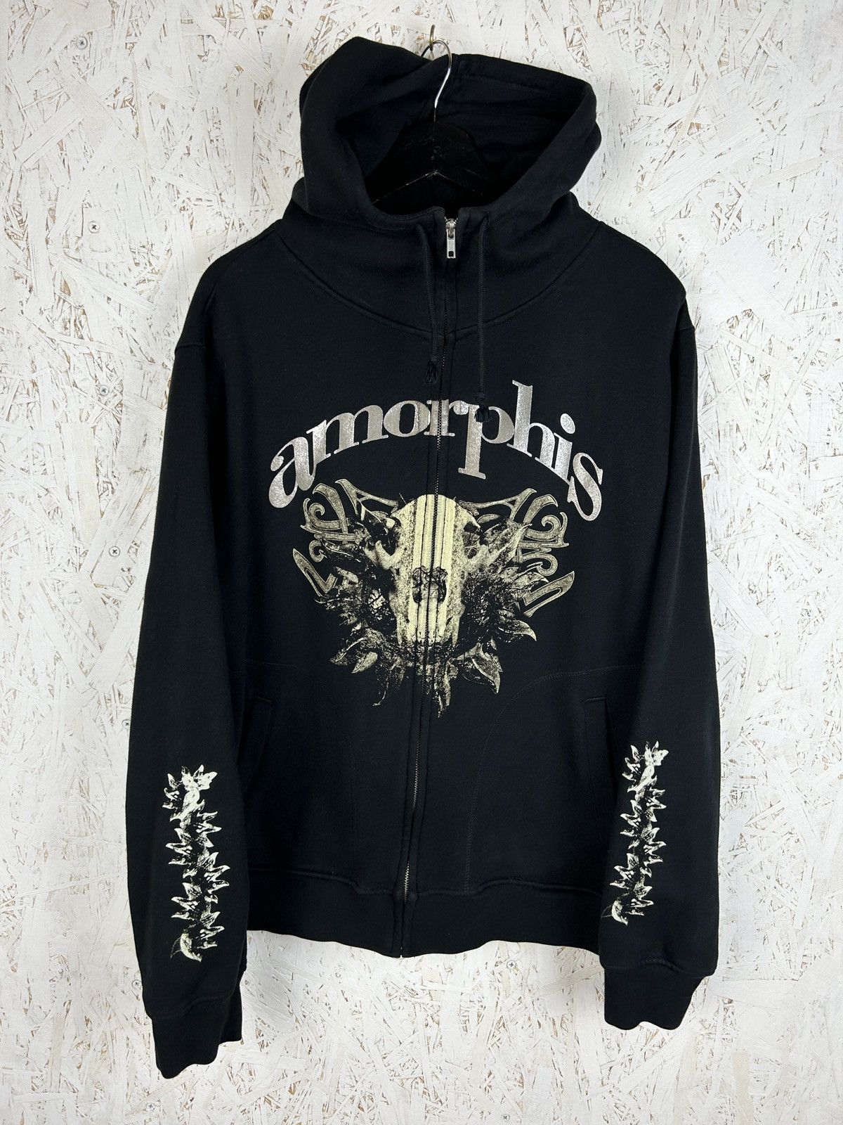 Band Tees 00s Amorphis Progressive Metal Band Promodoro Zip Hoodie Xl Sweatshirt | PodTeesHub.com
