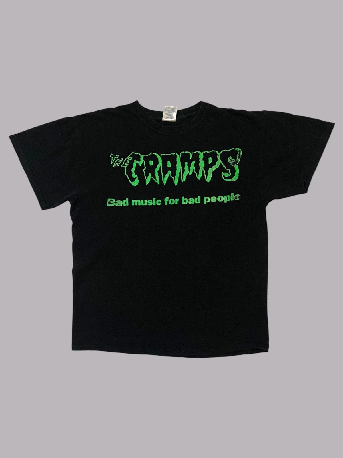 Band Tees Vintage 2000 S The Cramps Bad Music For Bad People Hoodie, Sweatshirt | PodTeesHub.com