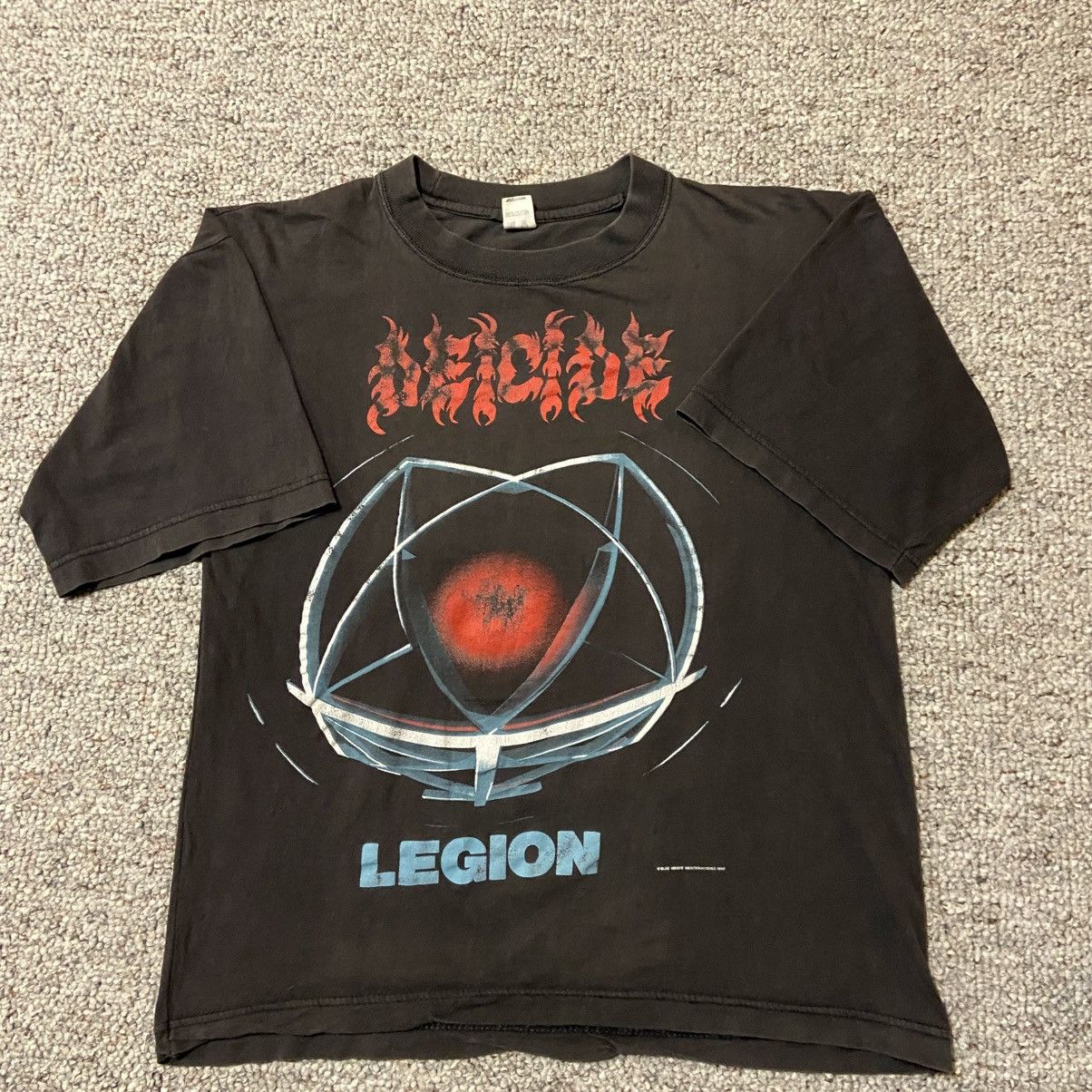 Band Tees 1992 Original Deicide Legion Death Metal Blue Grape Shirt Hoodie, Sweatshirt | PodTeesHub.com